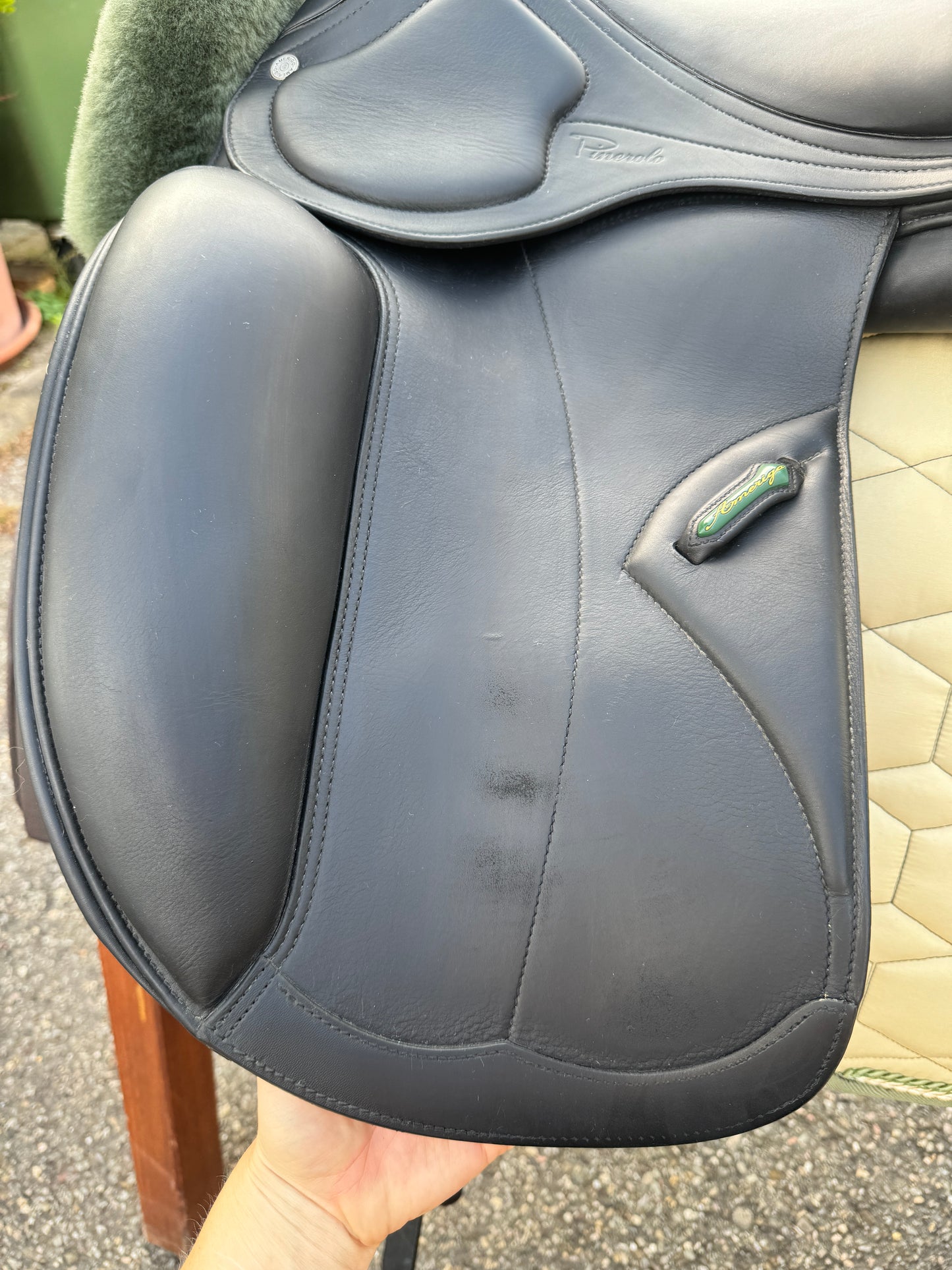 Amerigo Cortina Pinerolo dressage saddle 17.5 inches from 2022