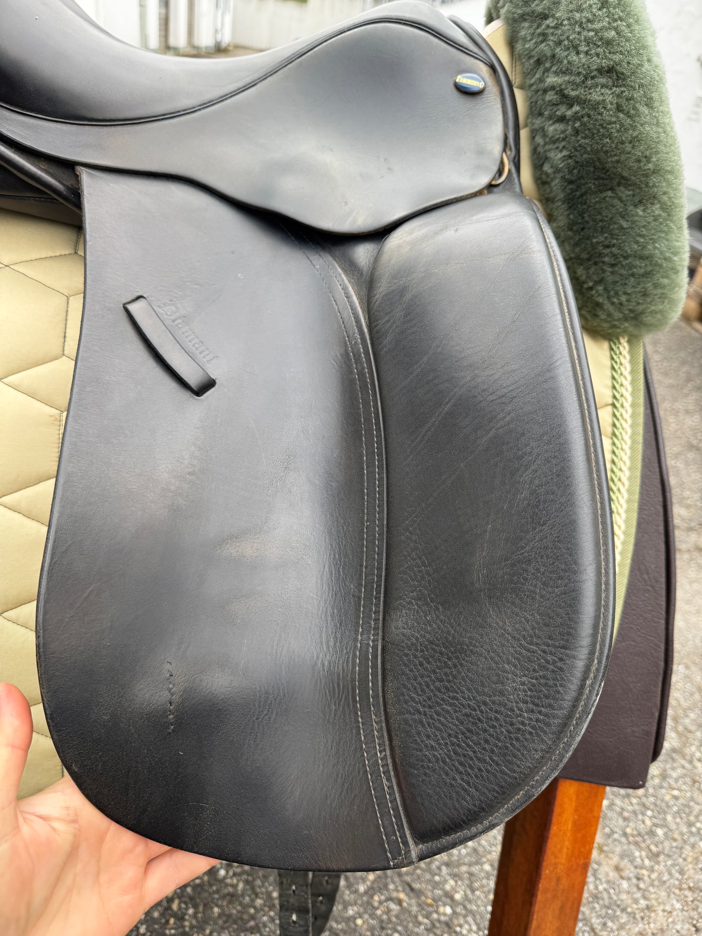 #126 Euroriding Diamant Dressursattel 16 Zoll Fit 3 Ponysattel
