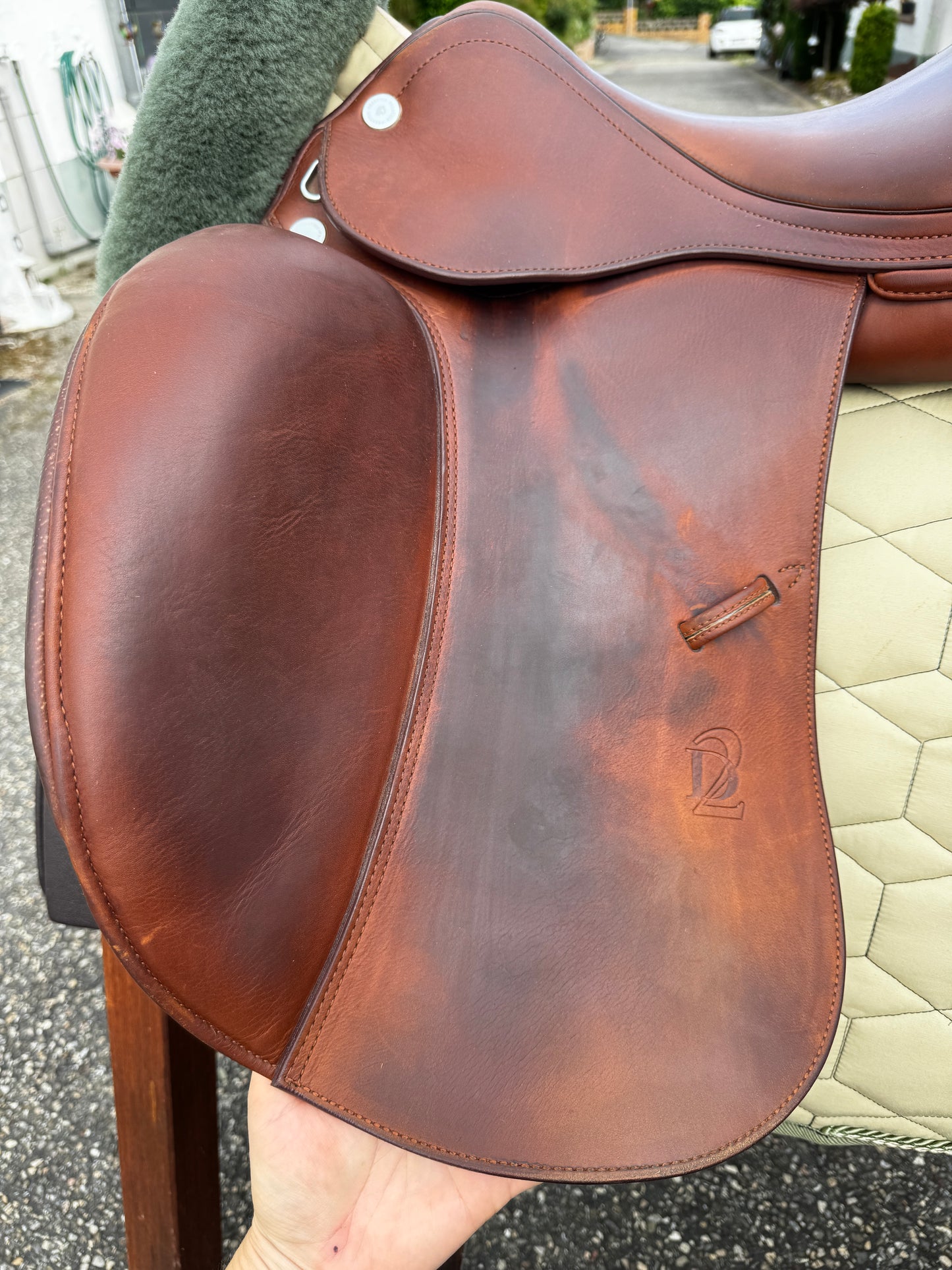 Prestige X-D2 zero Dressursattel 17 Zoll Elite Leder london aus 2023