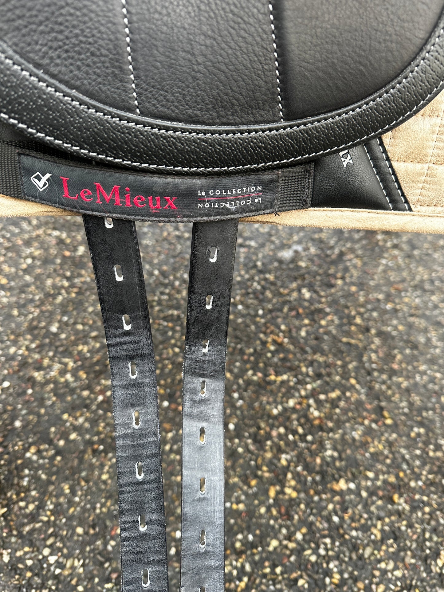 Selleria Equipe Glamour Carbon Dressursattel 17,5 Zoll fast NEU