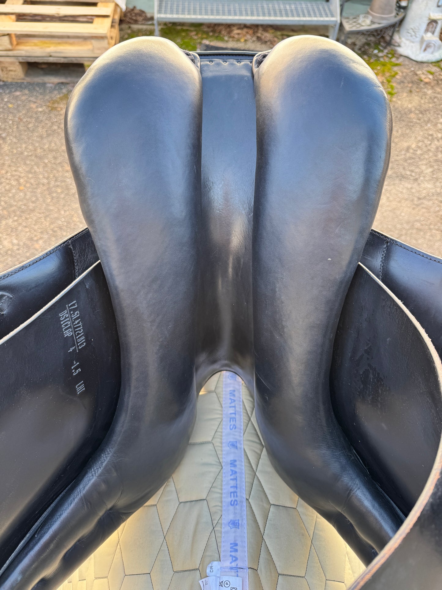 #K90 Amerigo Classic Dressage Siena Pinerolo Dressursattel 17,5 Zoll LHI