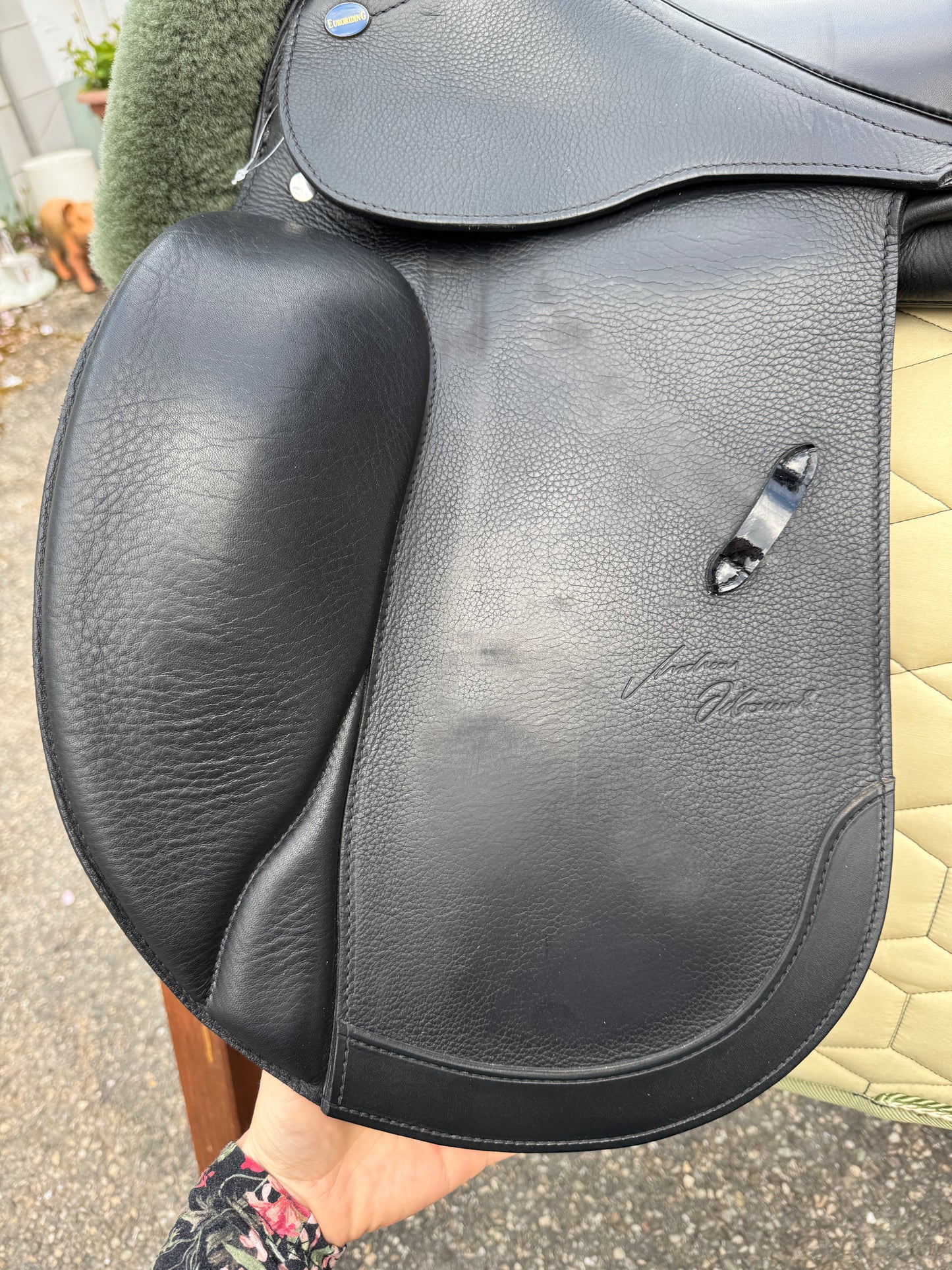 #K124 Euroriding by Passier Andreas Dibowski Dressursattel 17 Zoll Lifterkissen