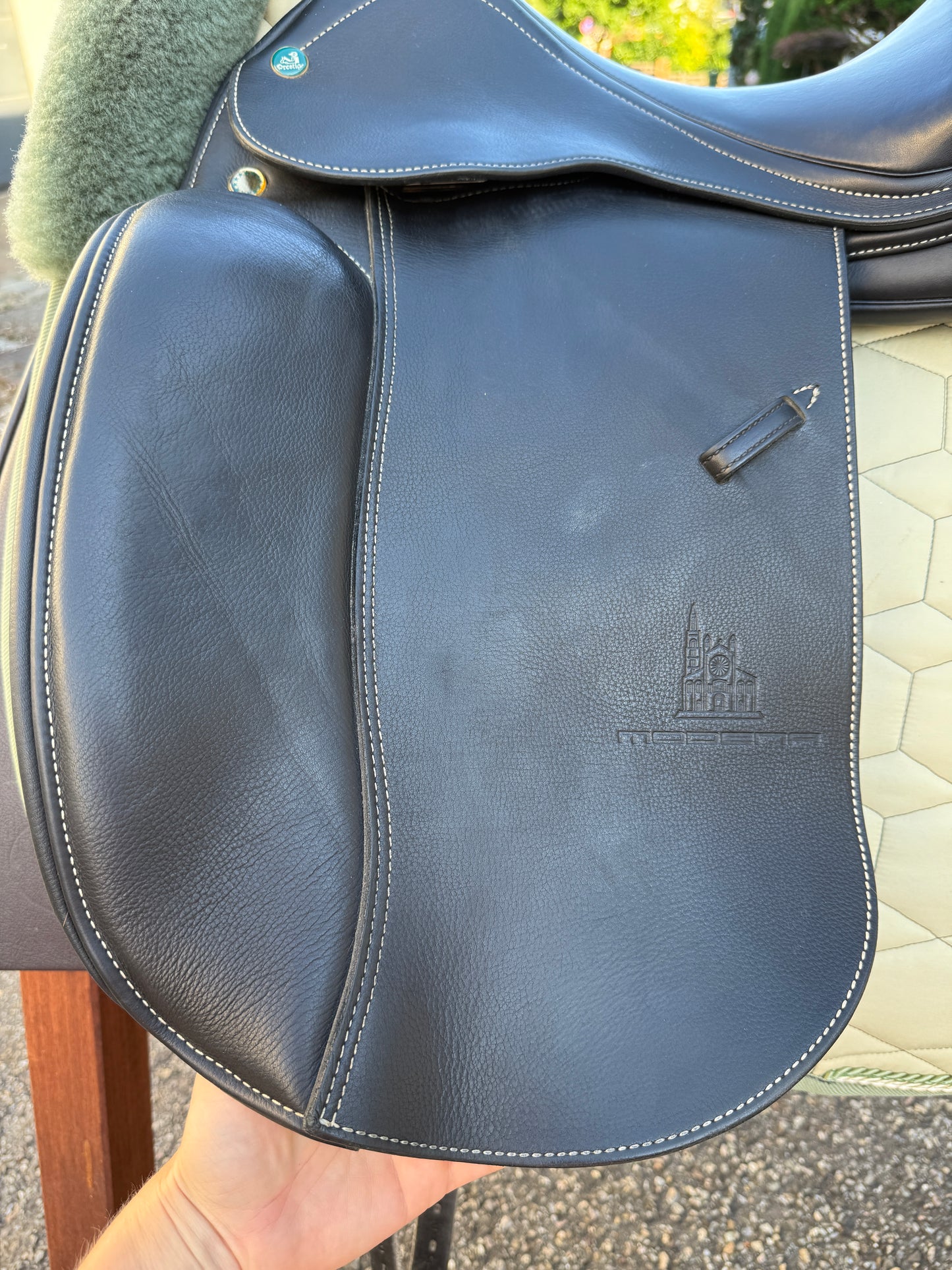 #160 Prestige Modena doubliert Dressursattel 17 Zoll 33 aus 2021