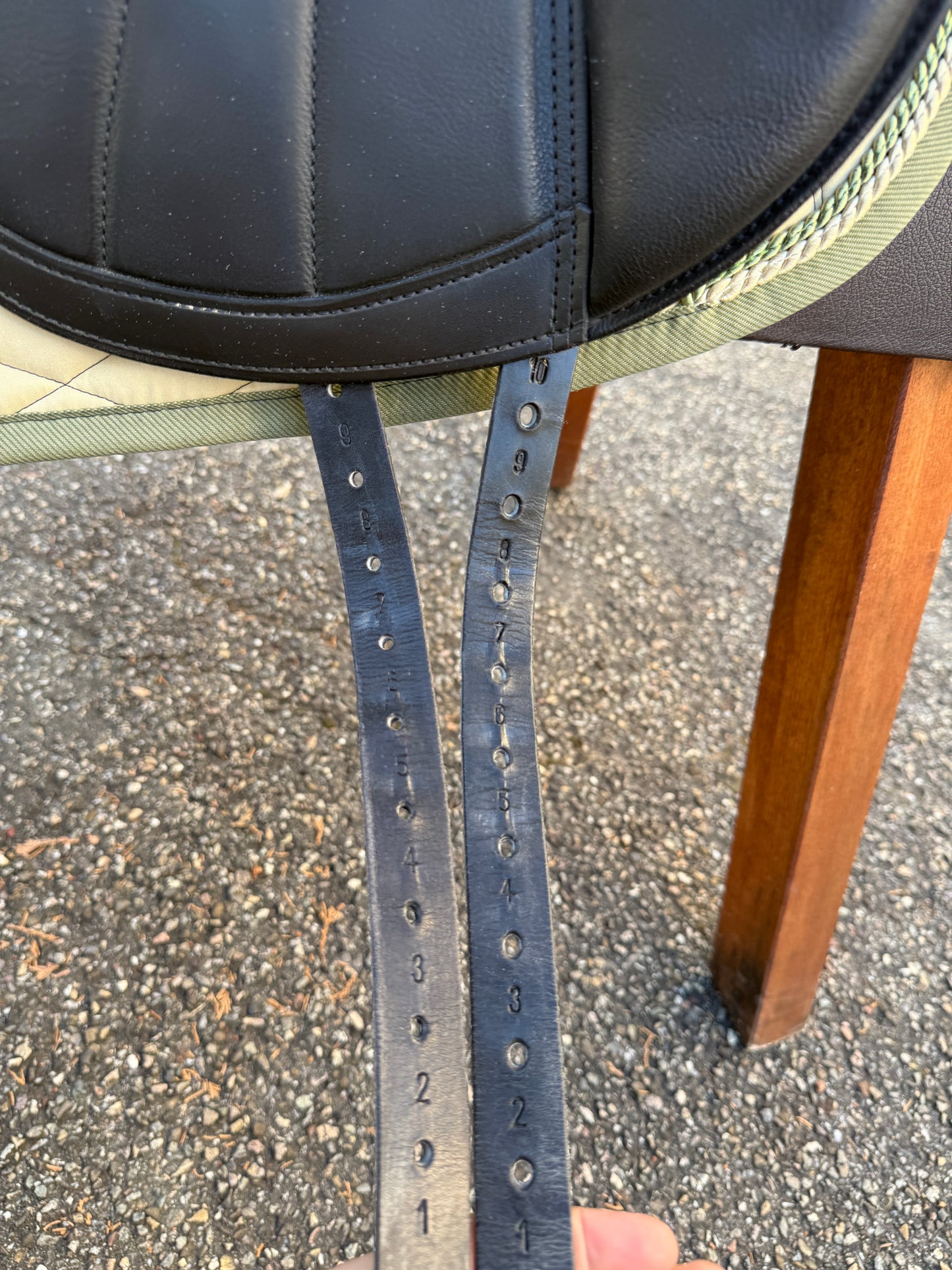 #K163 Sankey Just LS Dressursattel 18 Zoll MW schwarz aus 2023