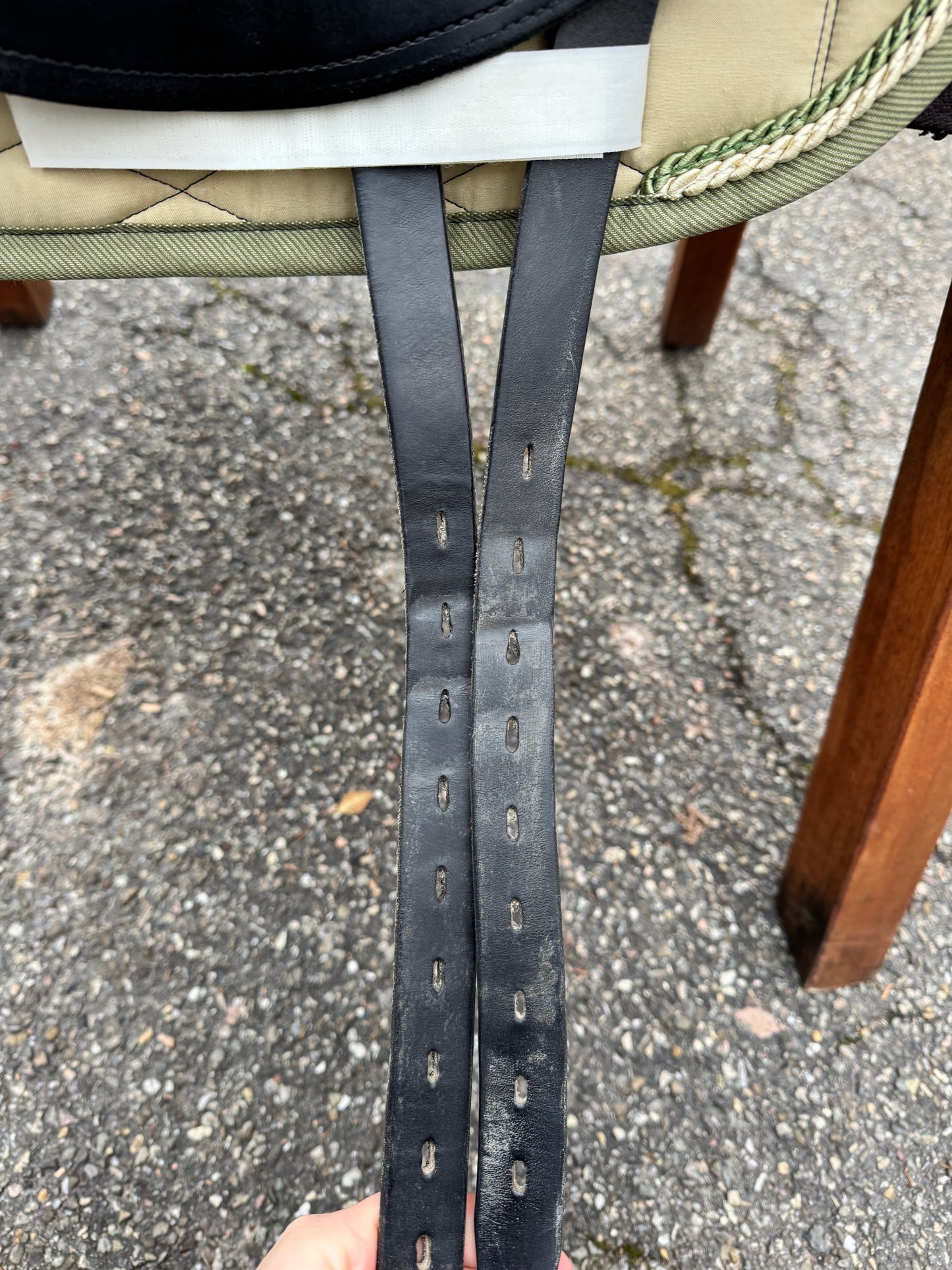 #75 Erreplus Freestyle Dressursattel 17 Zoll doubliert