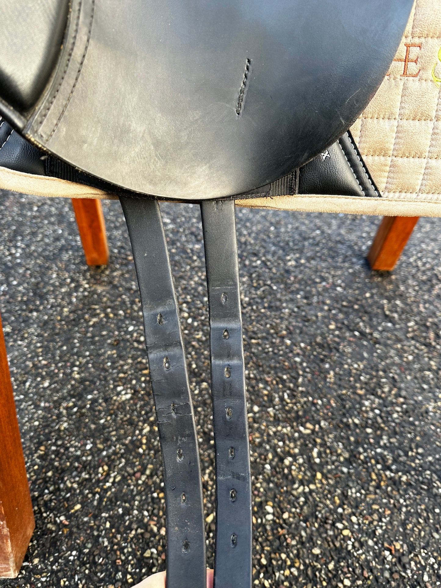Euroriding Diamant Dressage Saddle 17.5 inch Fit 3