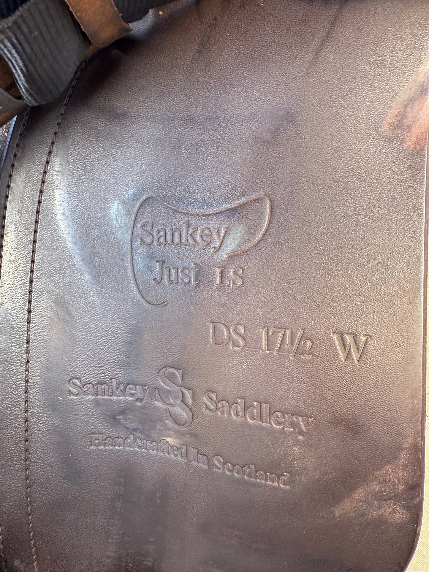 #190 Sankey Just LS DS Dressursattel 17,5 Zoll W braun