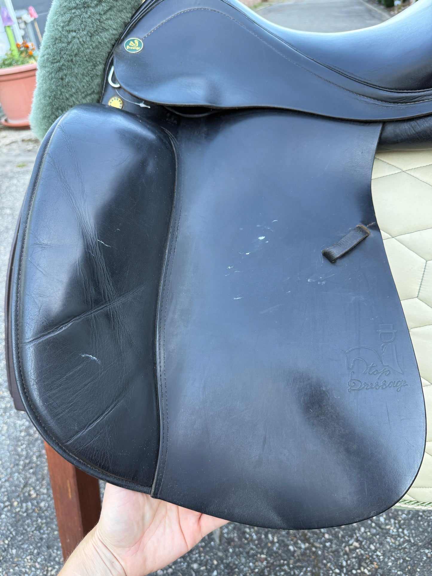 #191 Prestige Top Dressage Dressursattel 17 Zoll 31
