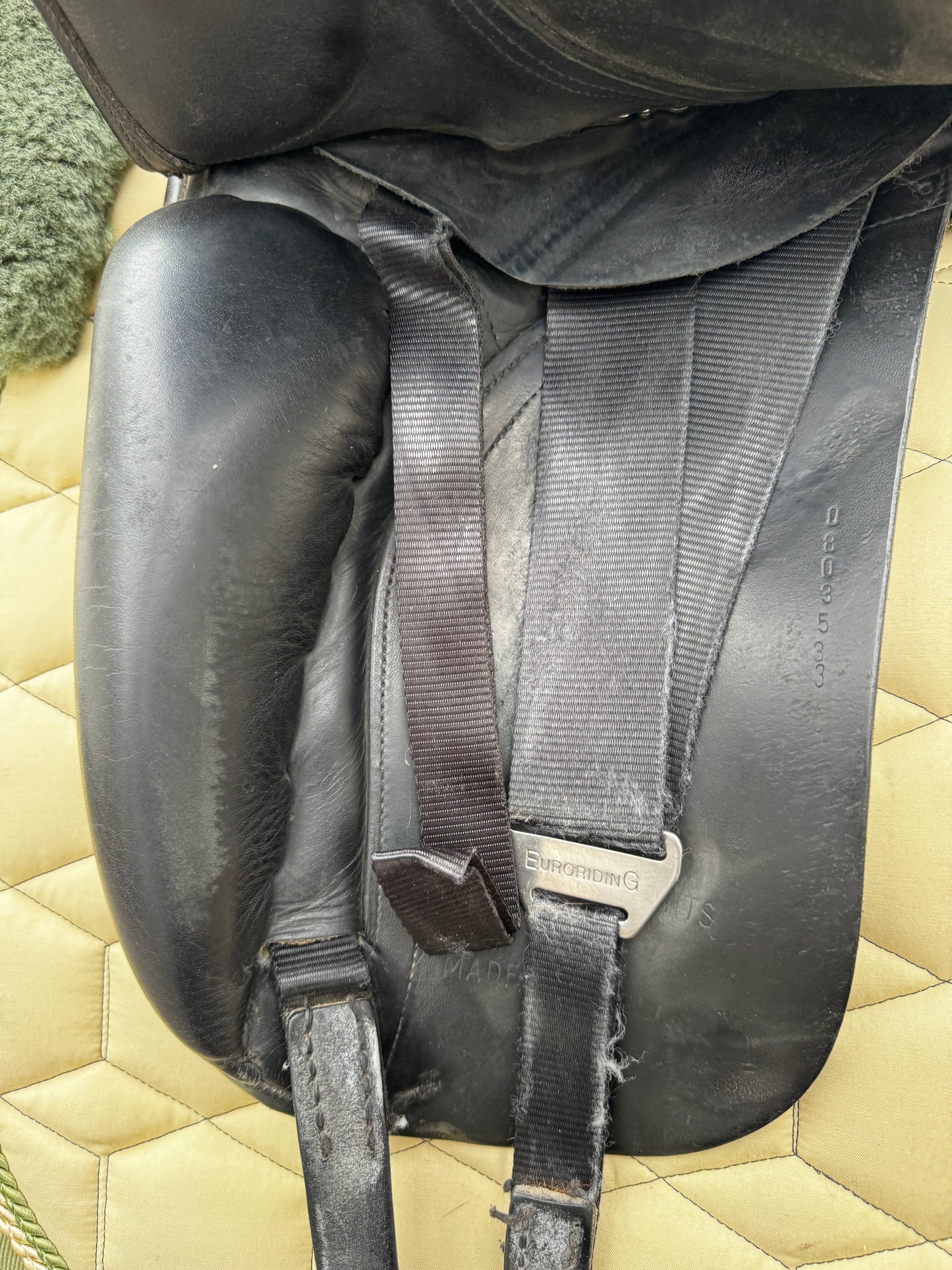 #126 Euroriding Diamant Dressursattel 16 Zoll Fit 3 Ponysattel