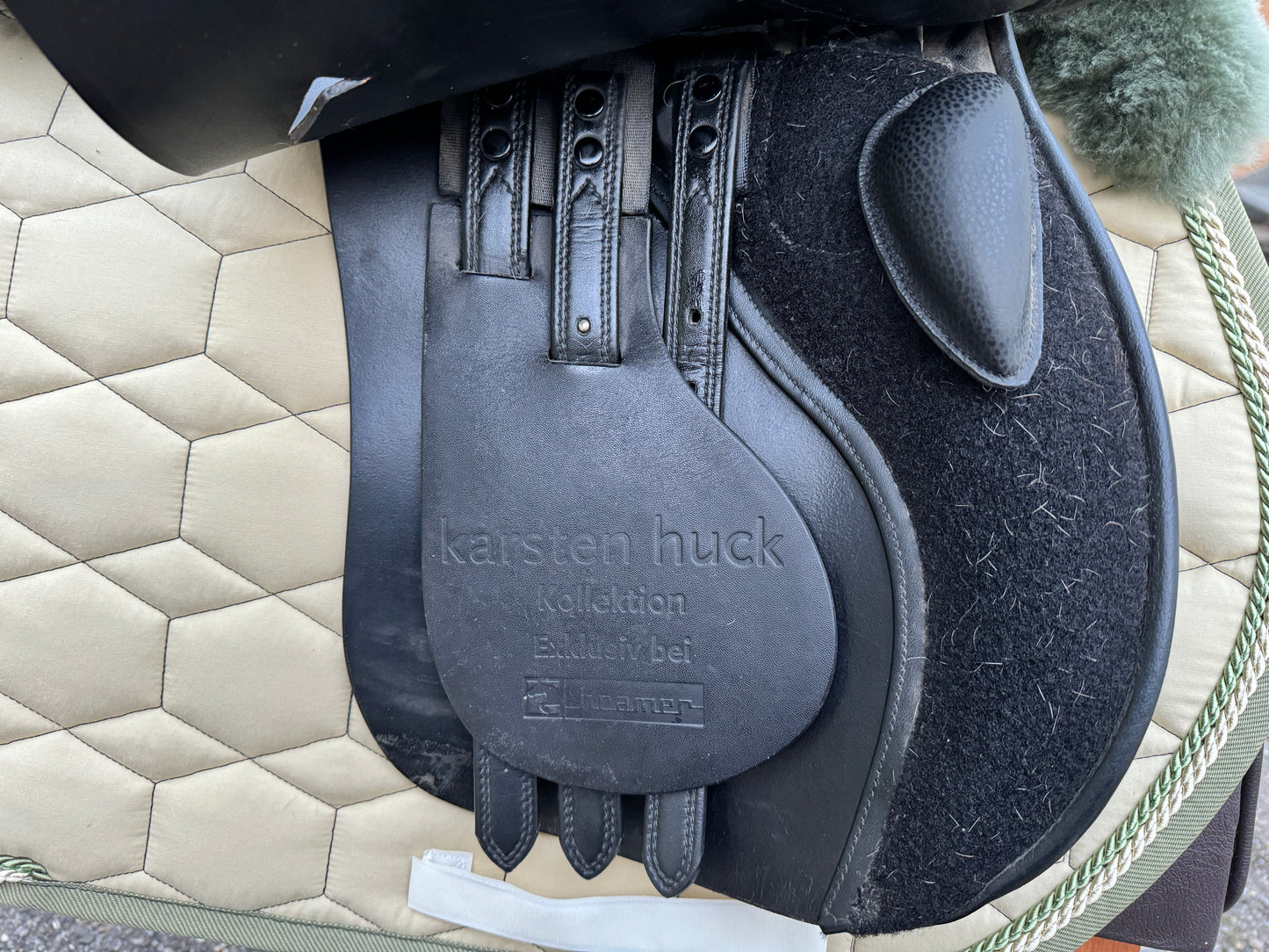 #60 Karsten Huck Vielseitigkeitssattel 17,5 Zoll breit