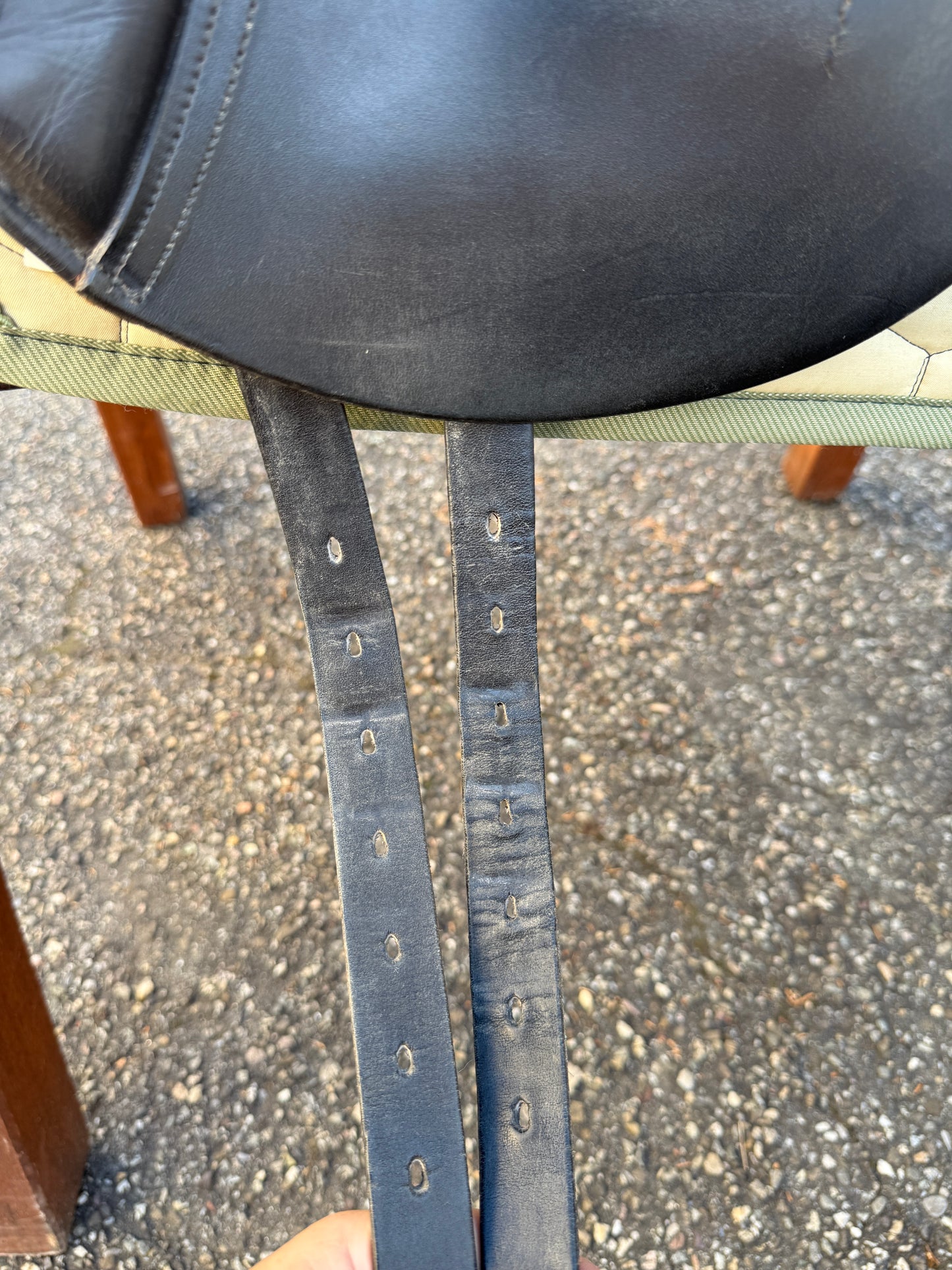 #K171 Euroriding Luxor Dressursattel 17,5 Zoll Fit 3