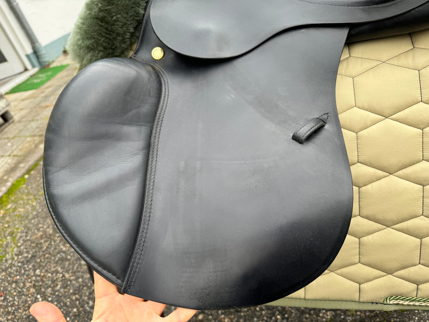 #K65 Sillín de salto profesional elástico Prestige de 17 pulgadas y 32 pulgadas