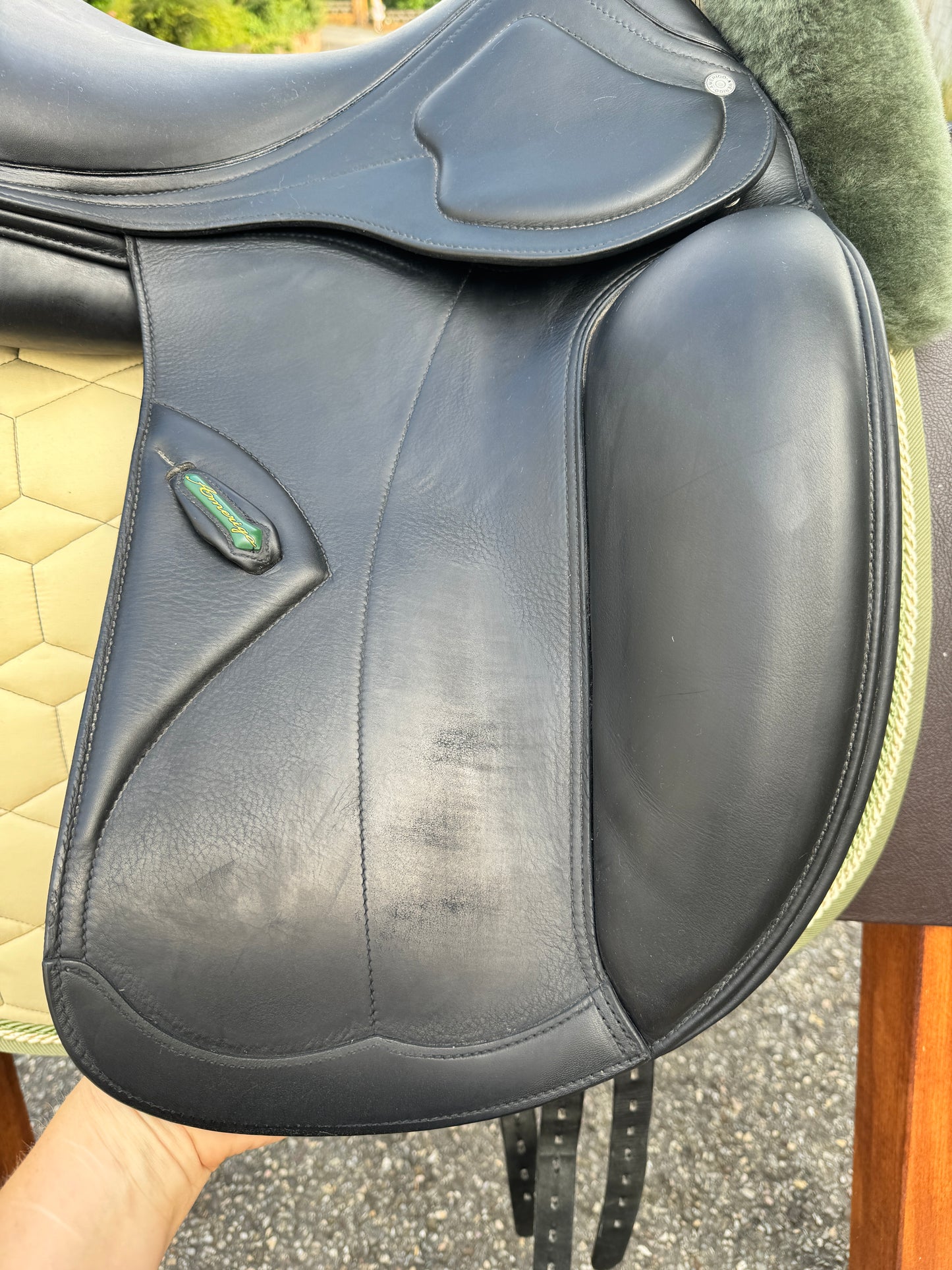 Amerigo Cortina Pinerolo dressage saddle 17.5 inches from 2022