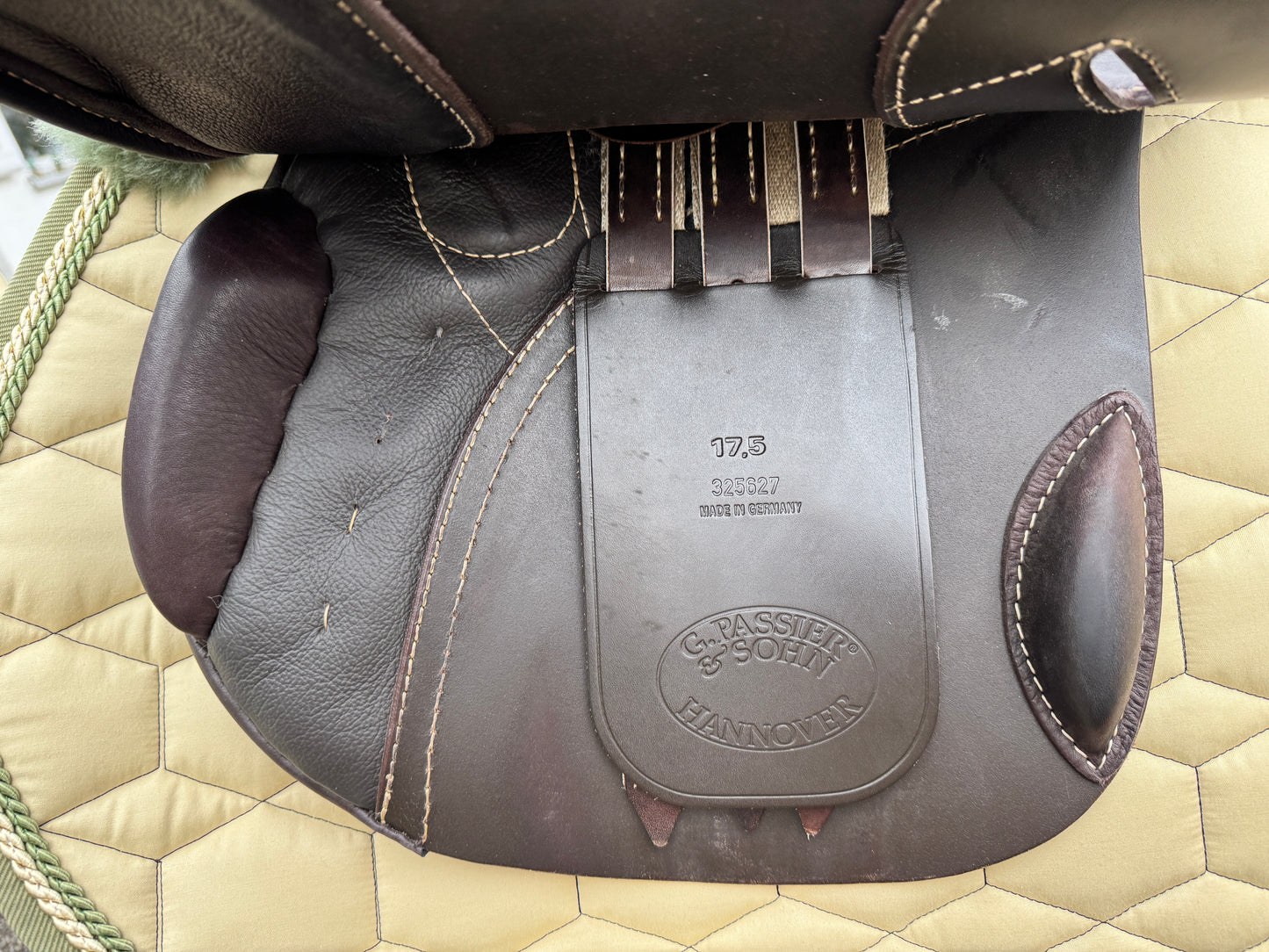 #K119 Passier Evo-S Springsattel 17,5 Zoll braun neuwertig