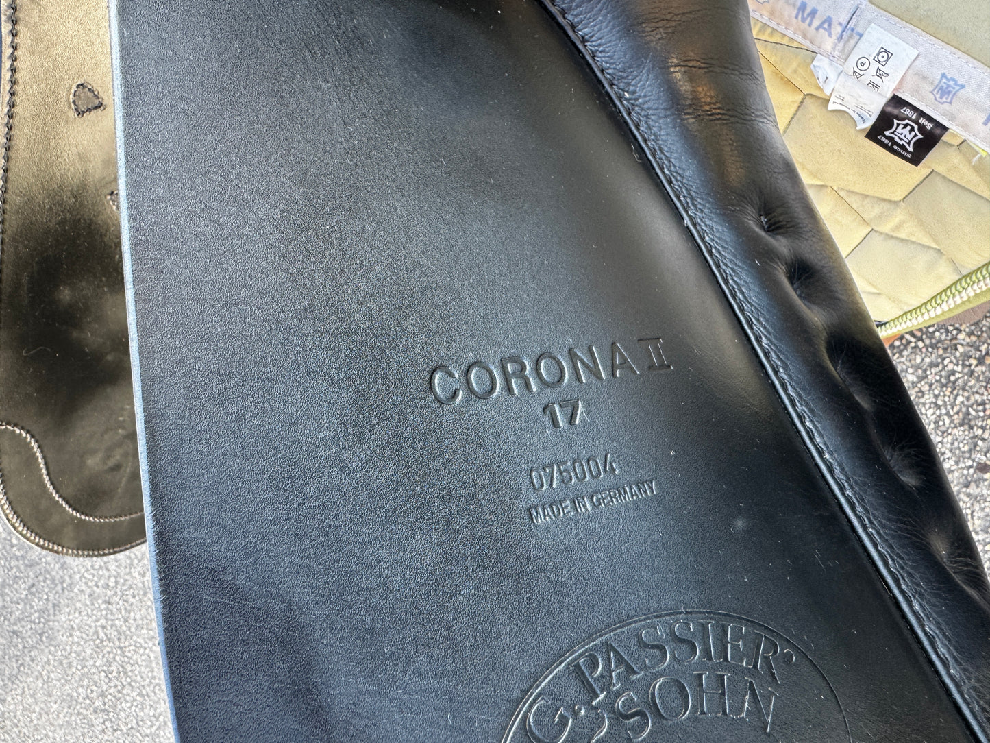 #K135 Passier Corona II Dressursattel 17 Zoll aus 2024