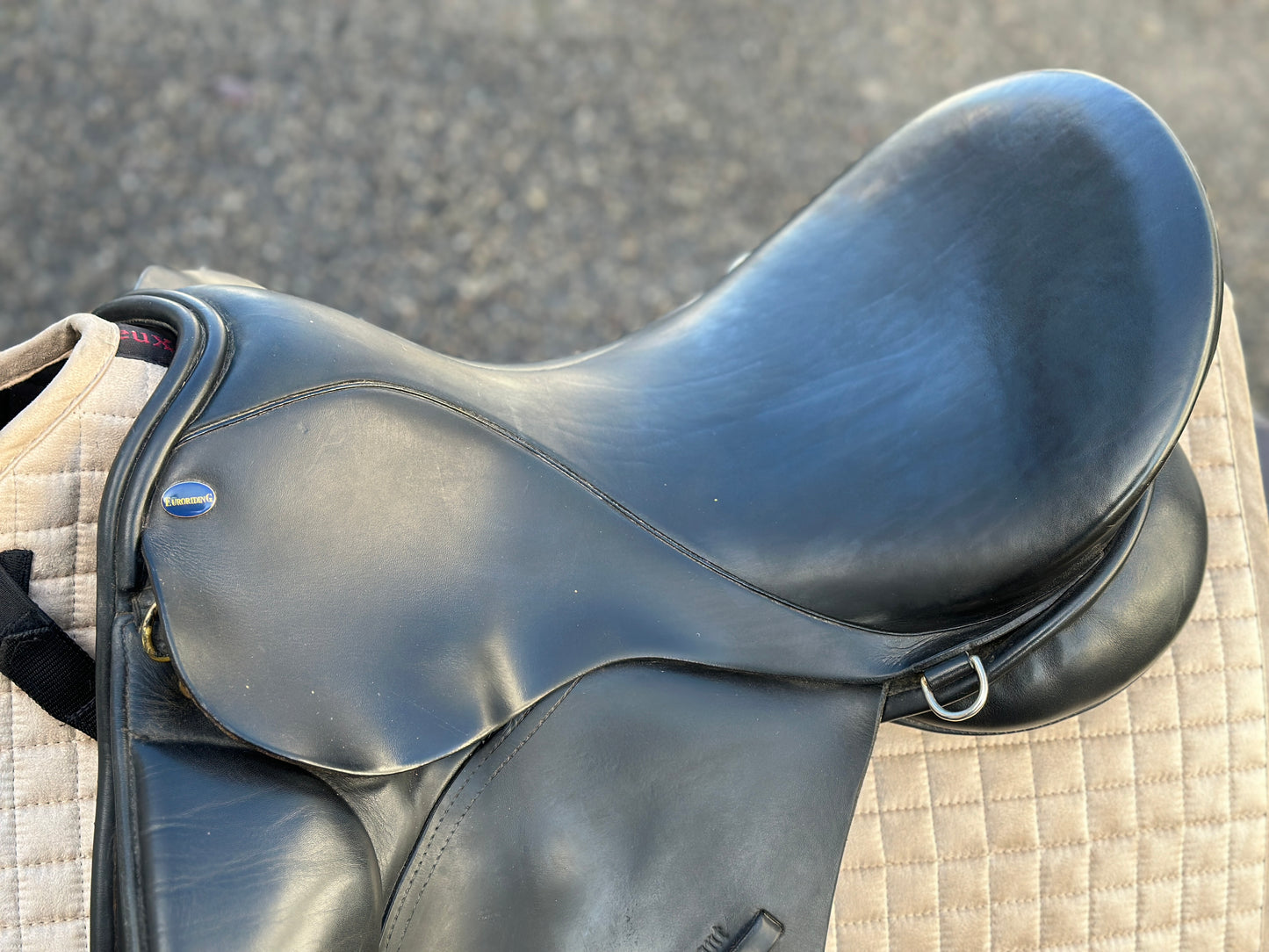 Euroriding Diamant Dressage Saddle 17.5 inch Fit 3
