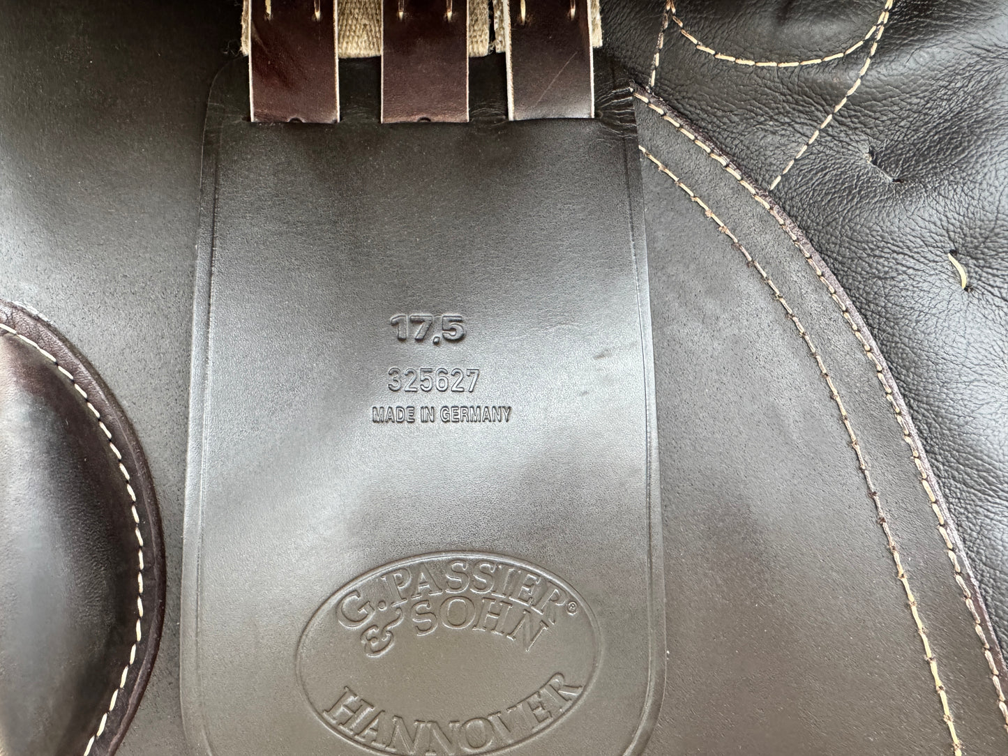 #K119 Passier Evo-S Springsattel 17,5 Zoll braun neuwertig