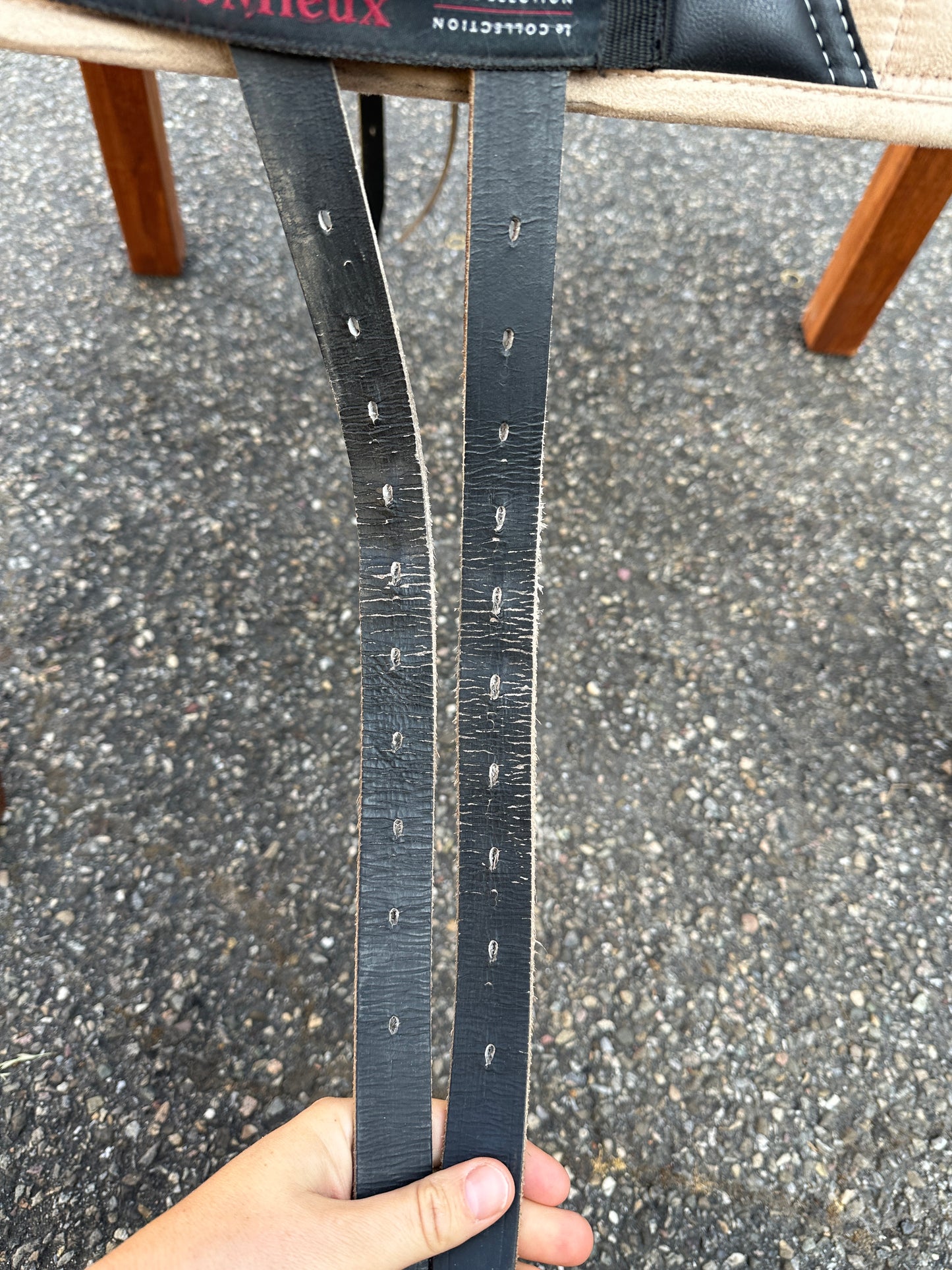 Sattelglück Dressursattel Viento 18 Zoll Lederbaum