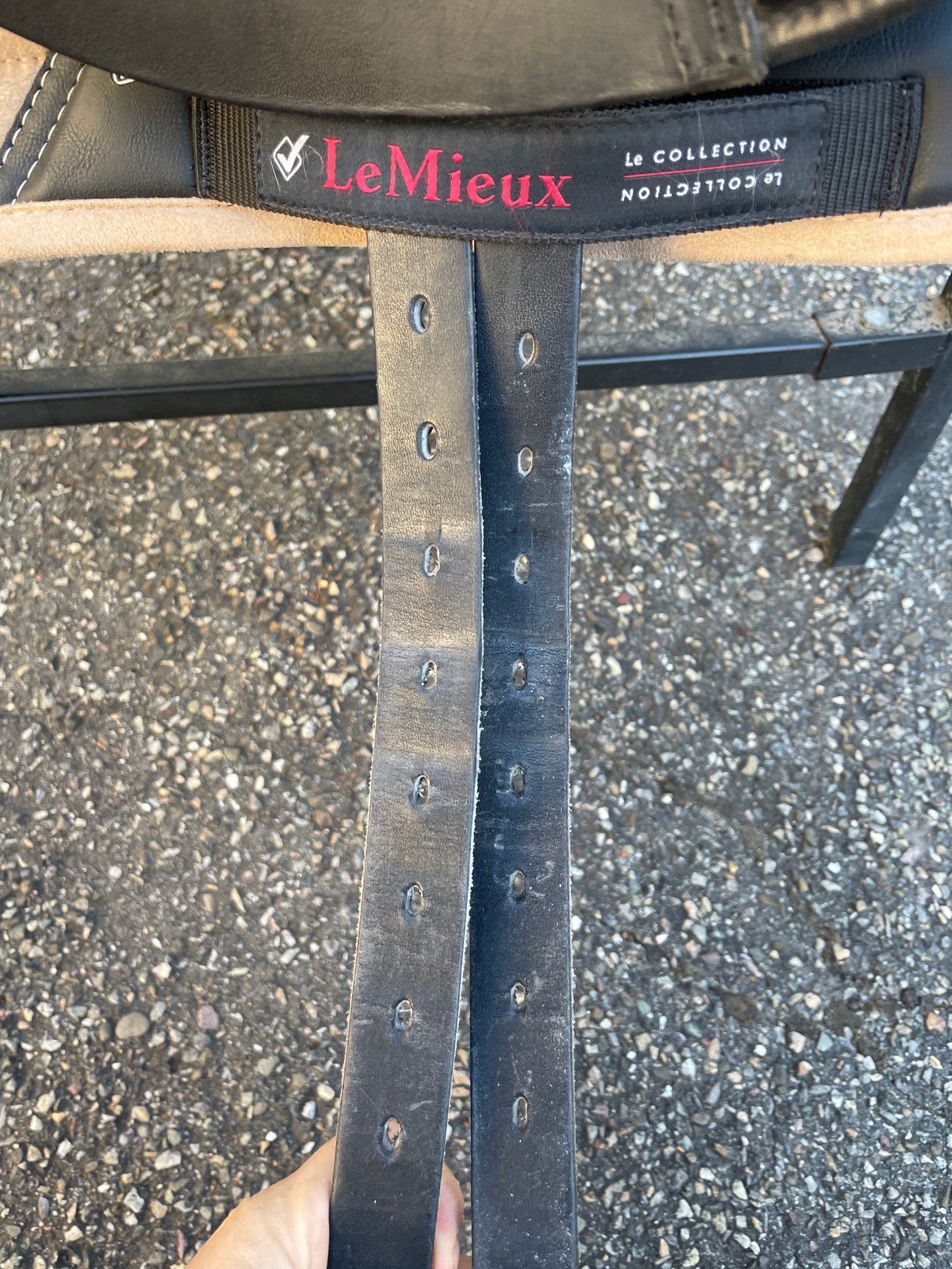 Silla de doma anatómica Hintermayer de 17 pulgadas