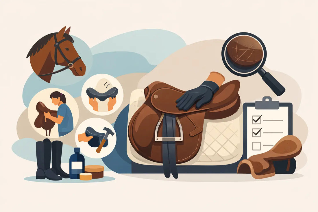 7 Schritte, um einen gebrauchten Sattel sicher zu testen
