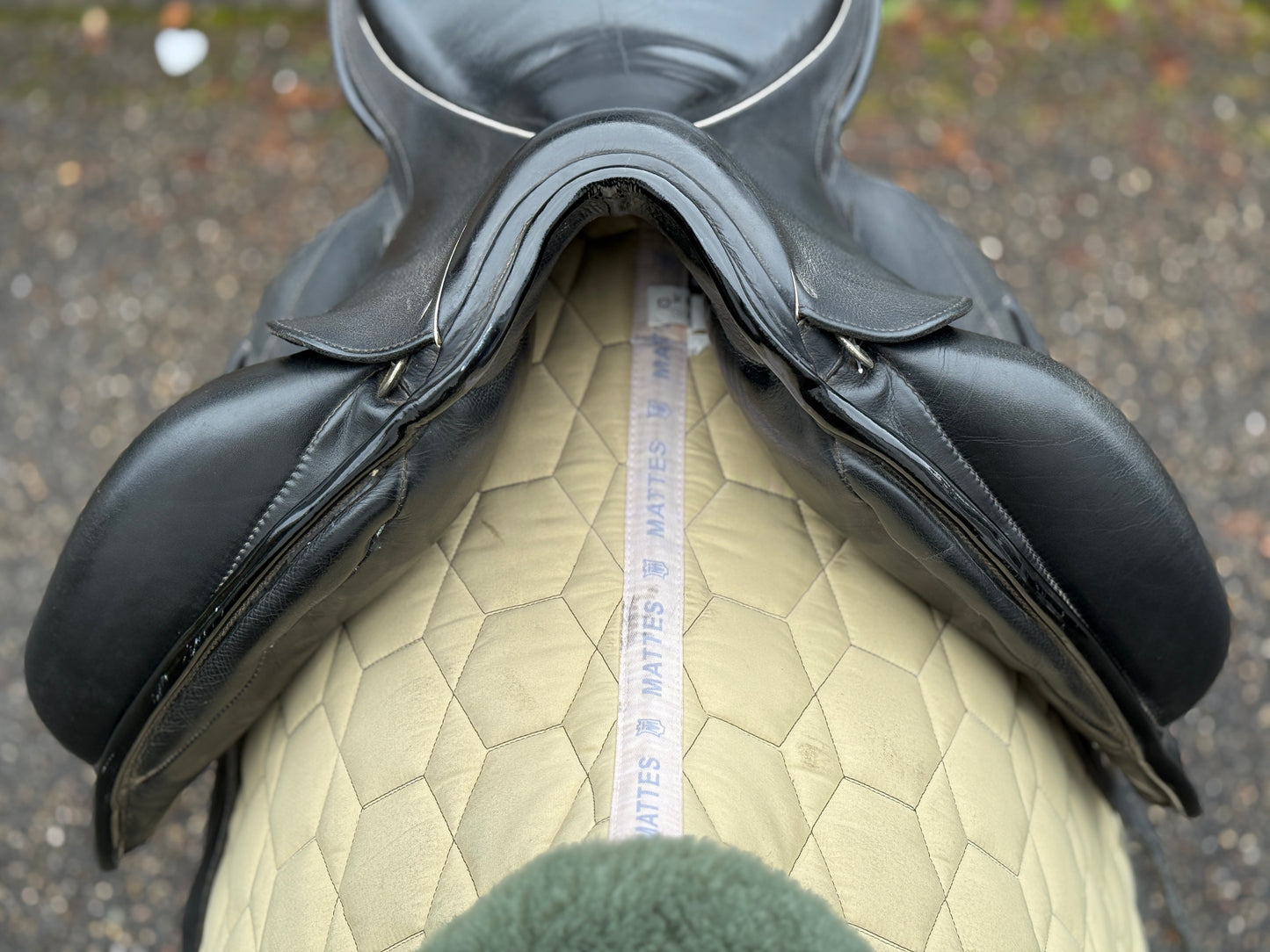 #197 Custom Dressursattel Icon Flight 18 Zoll