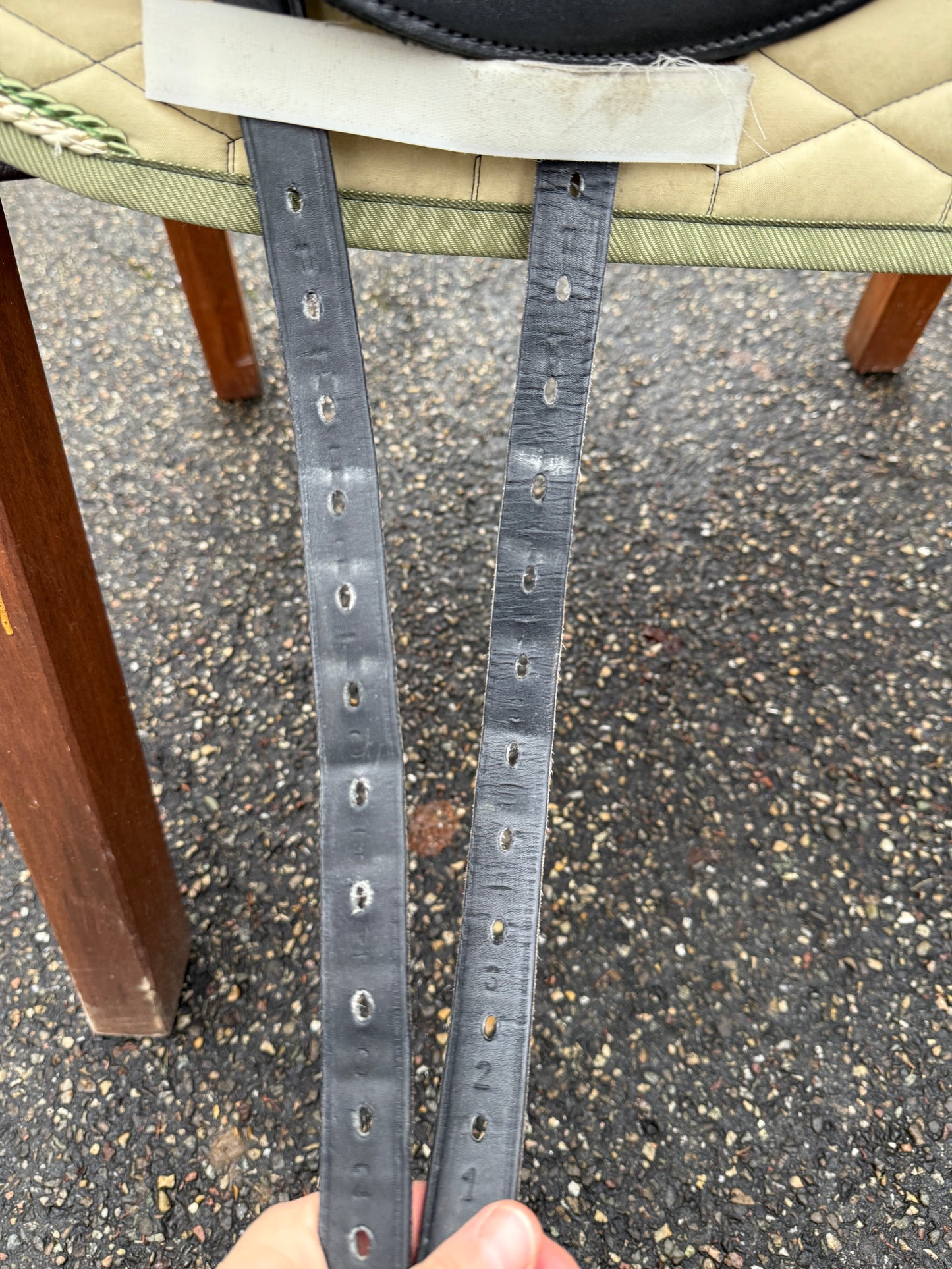 #243 Custom Dressursattel Wolfgang Omni 17 Zoll Monoblatt