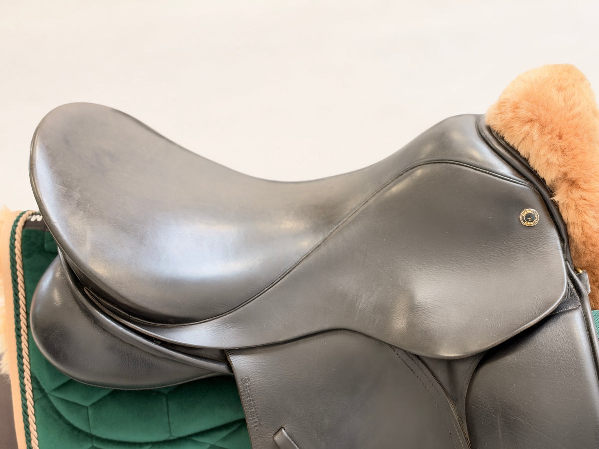 Hintermayer Anatomic Dressursattel 18 Zoll Fit 3 mit Klettpauschen