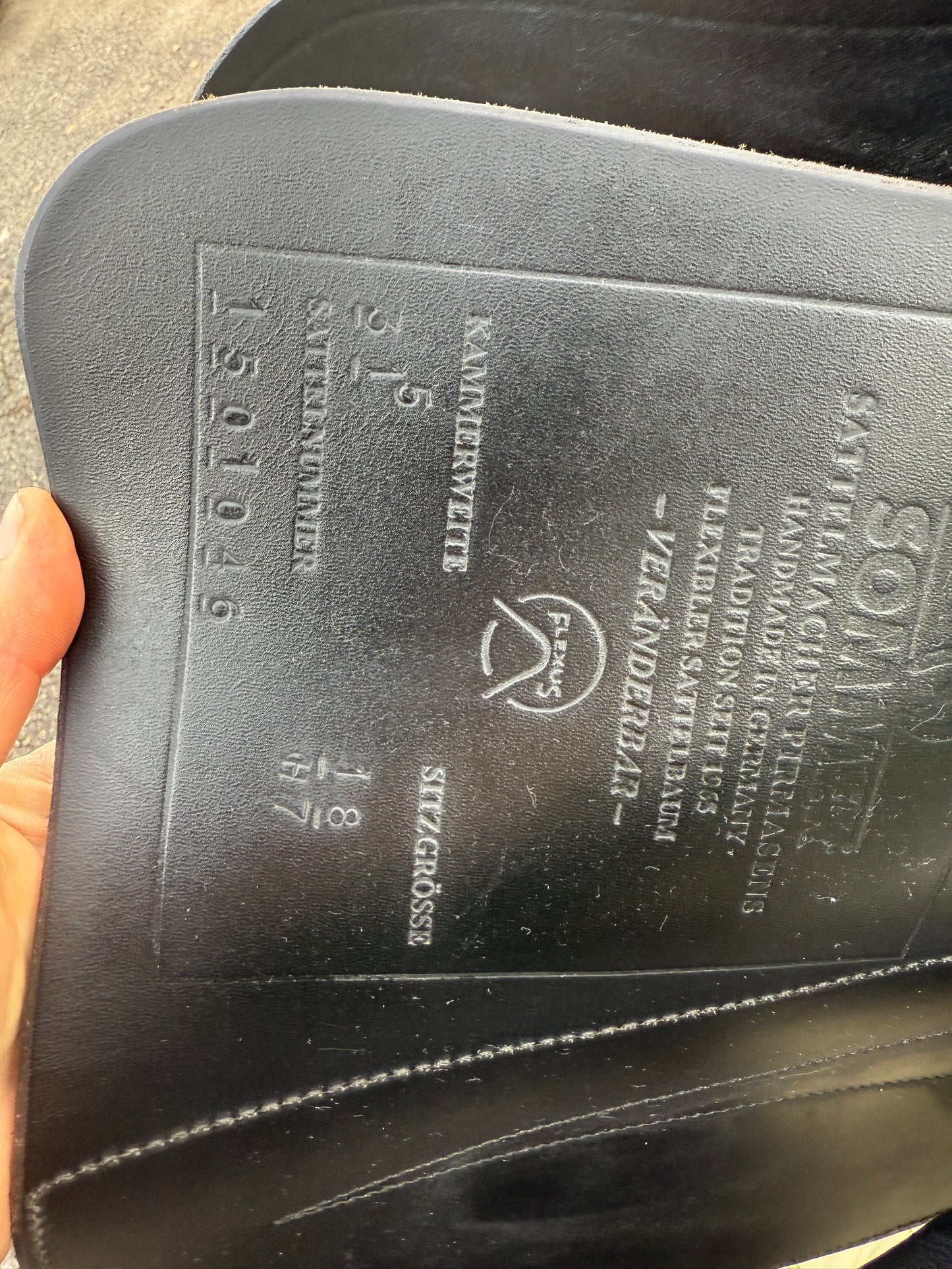 #255 Sommer Opus Vielseitigkeitssattel VSD 18 Zoll schwarz H7