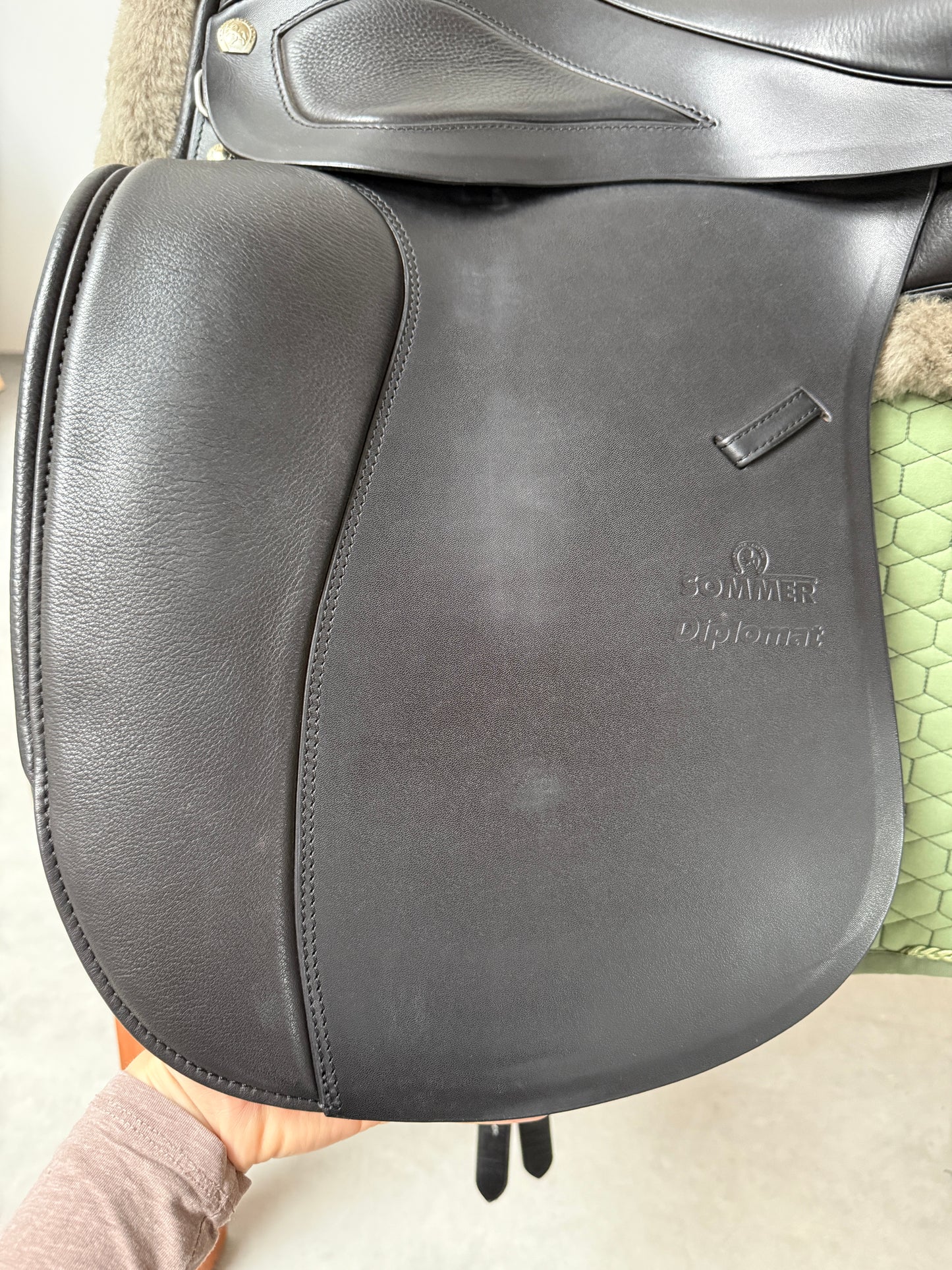 Sommer Diplomat Dressursattel 18 Zoll Protection Kissen WKE aus 2025 wie NEU