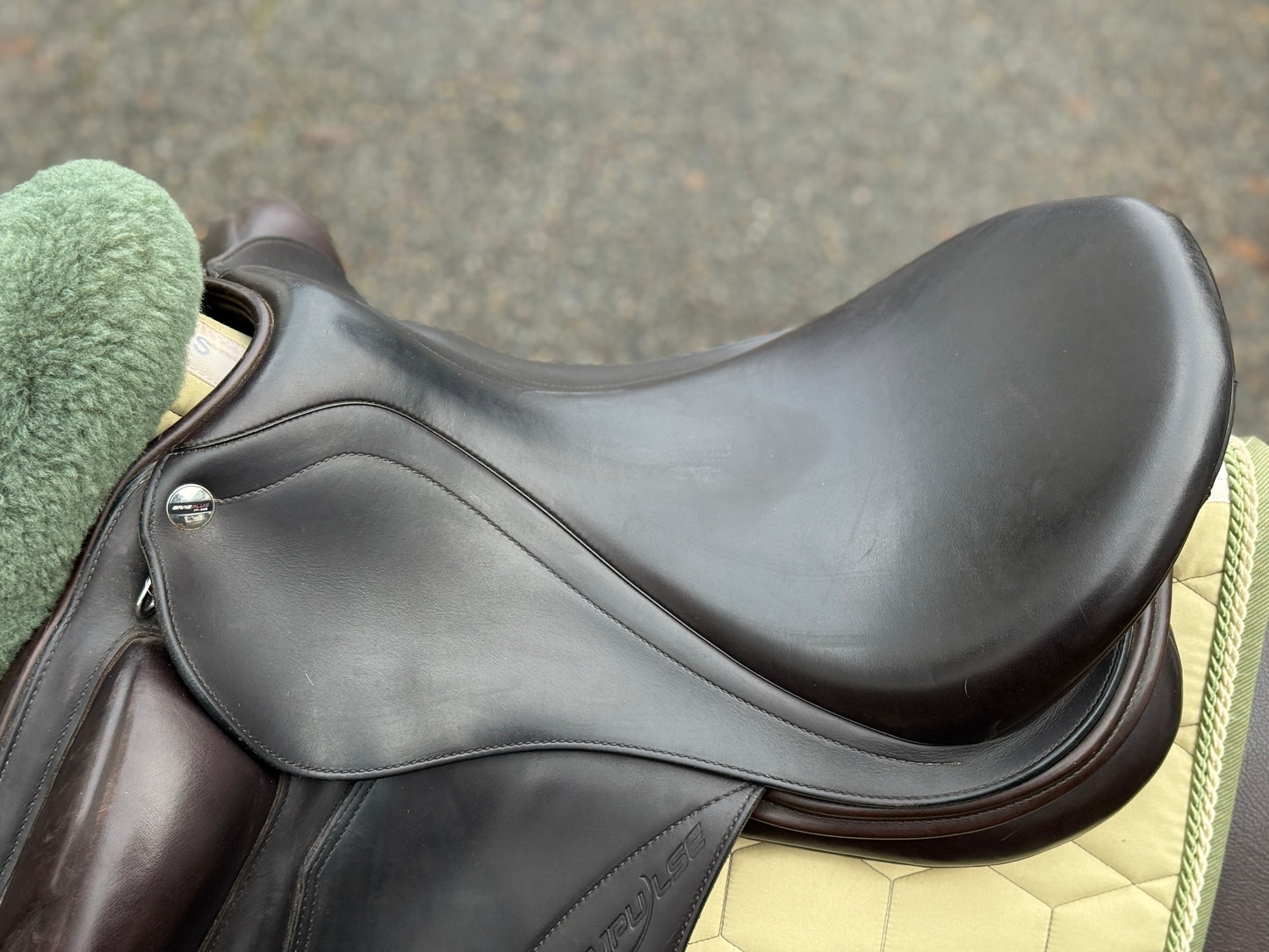 #K179 Erreplus Impulse Mono Dressursattel 17 Zoll 34 braun