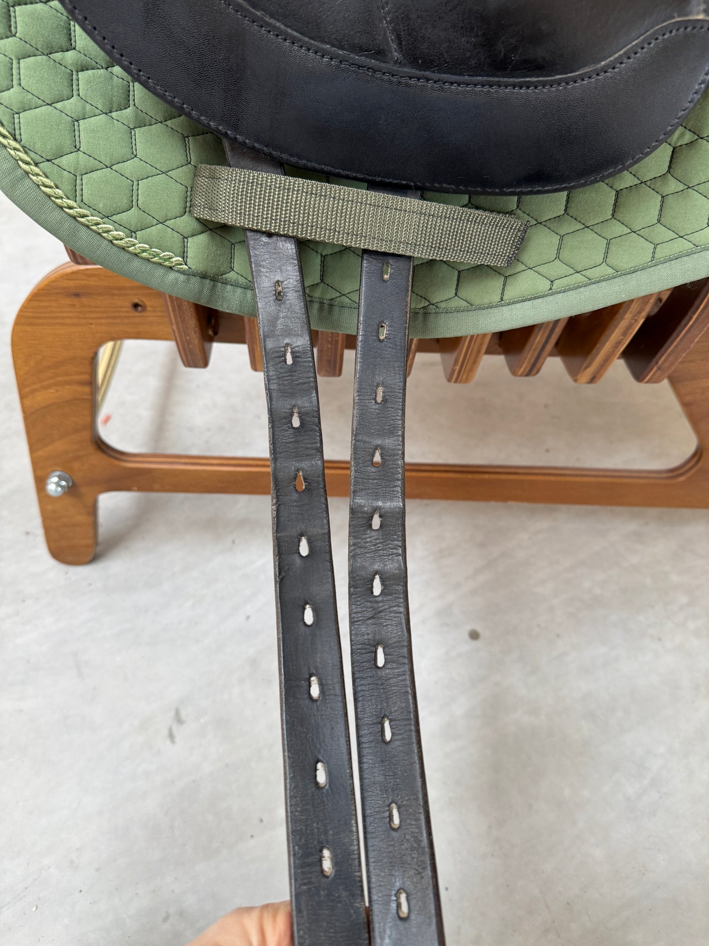 Amerigo Cervia II Pinerolo Dressursattel 18 Zoll M Klettpauschen