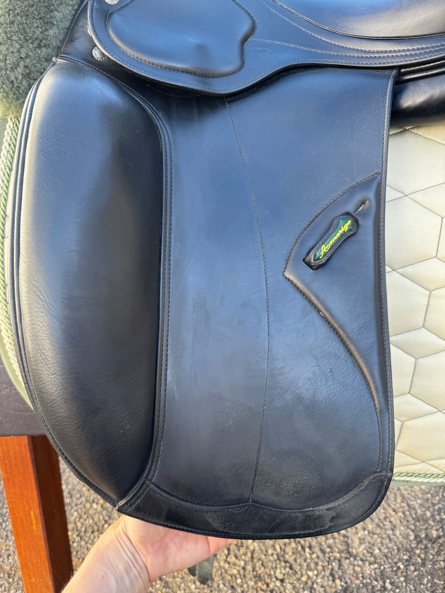 #101 Amerigo Pasubio Dressursattel 17,5 Zoll aus 2020