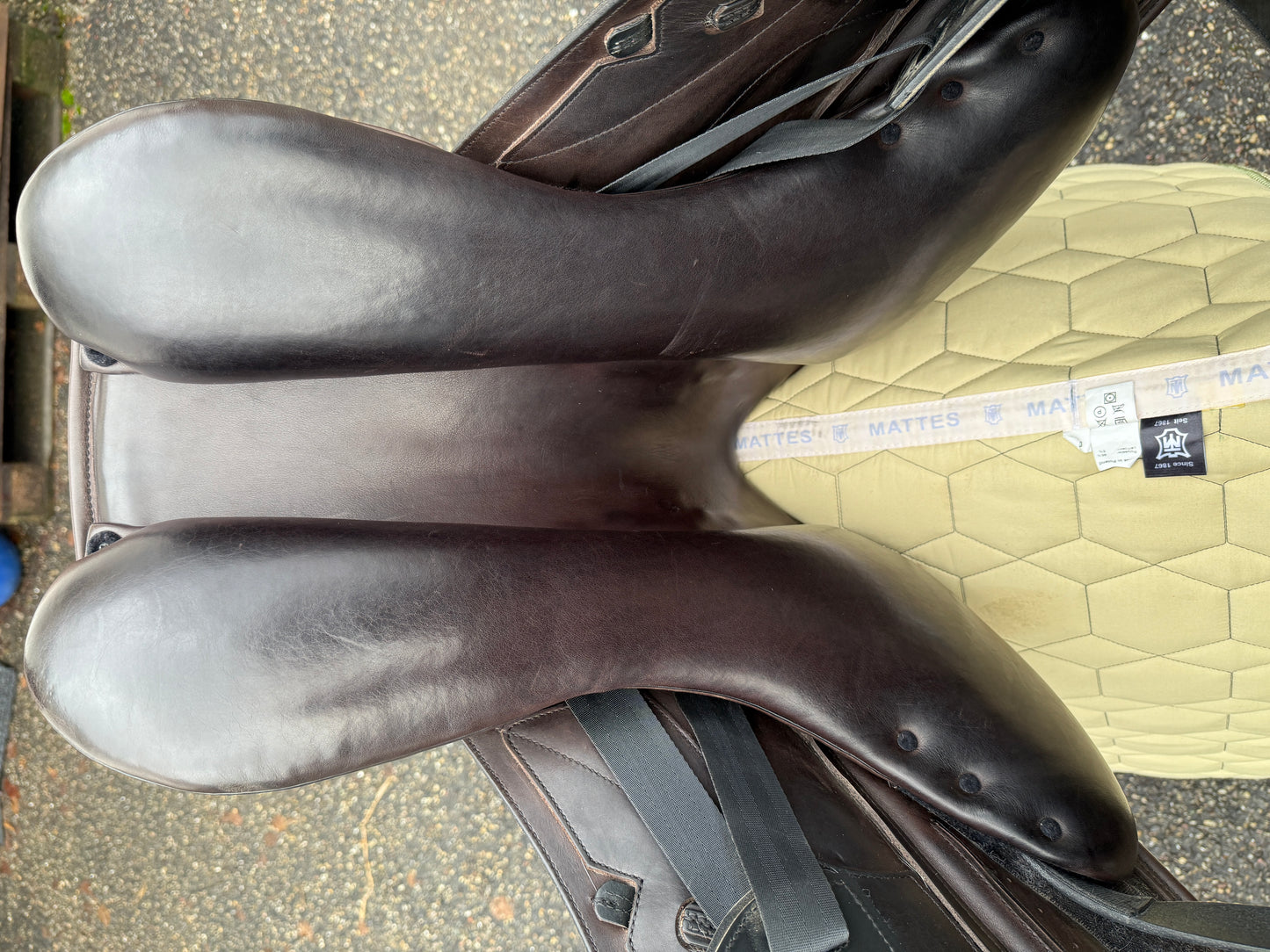 #K179 Erreplus Impulse Mono Dressursattel 17 Zoll 34 braun