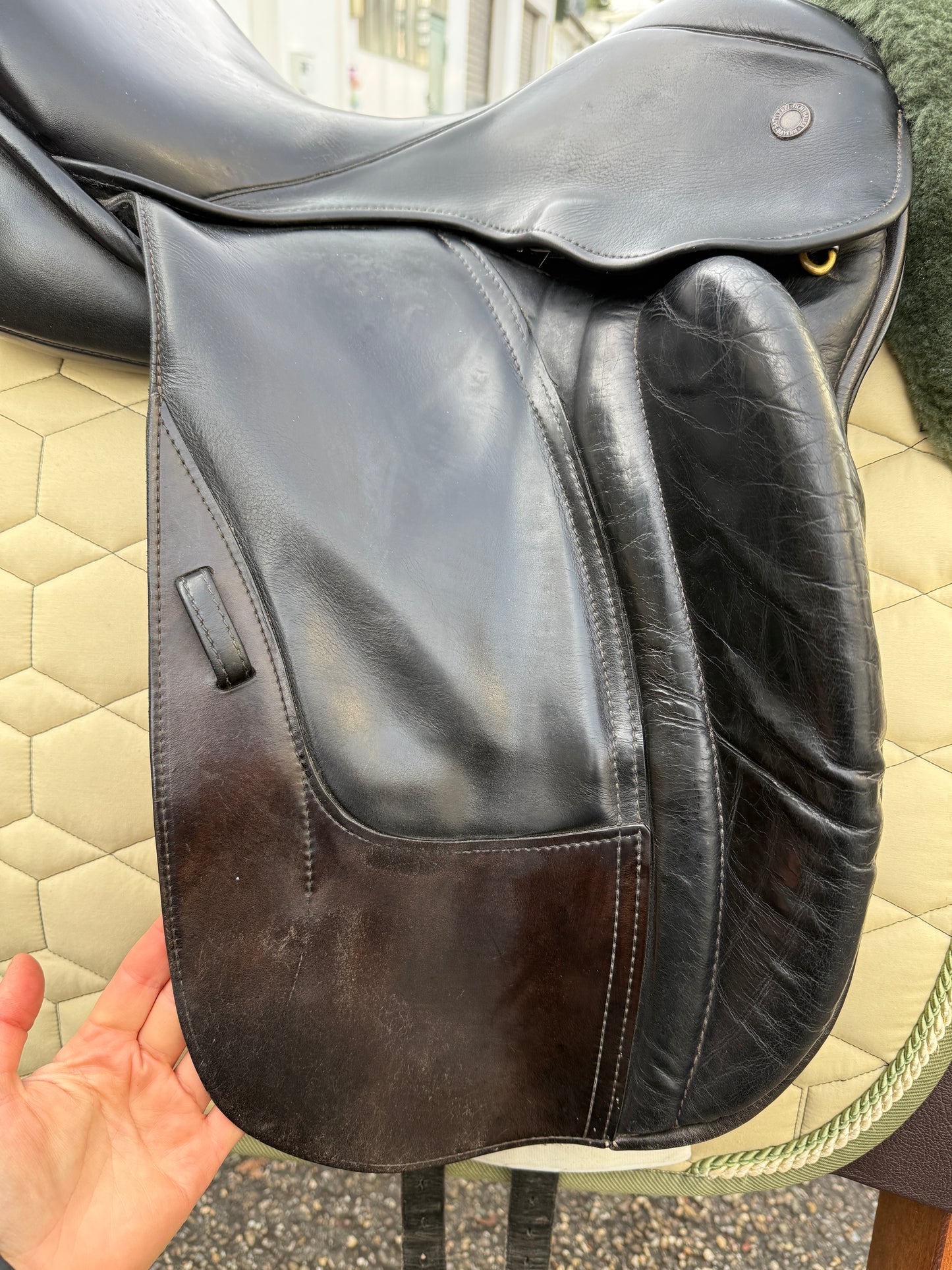 #249 Fichtbauer Paura KCR Dressursattel Monoblatt 17 Zoll Kammerweite C