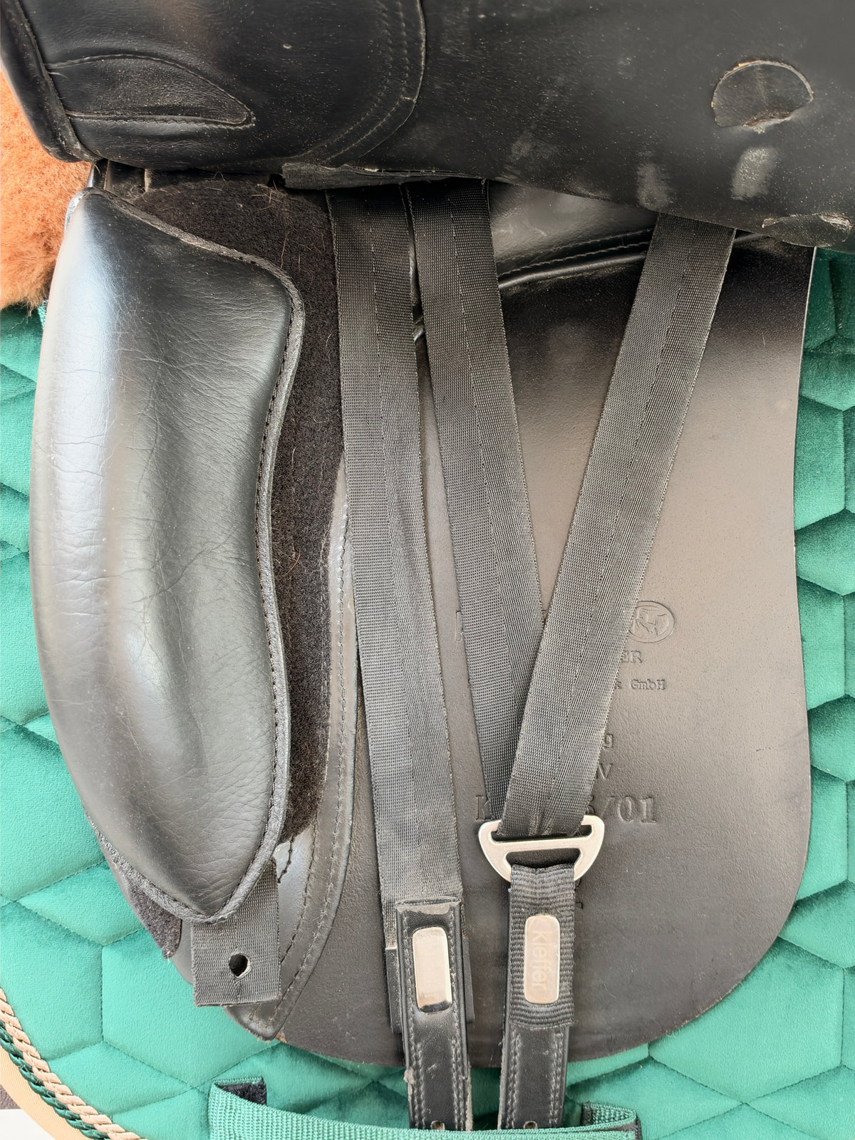 Kieffer Göteborg Dressursattel 18 Zoll für breite & gerade Pferde