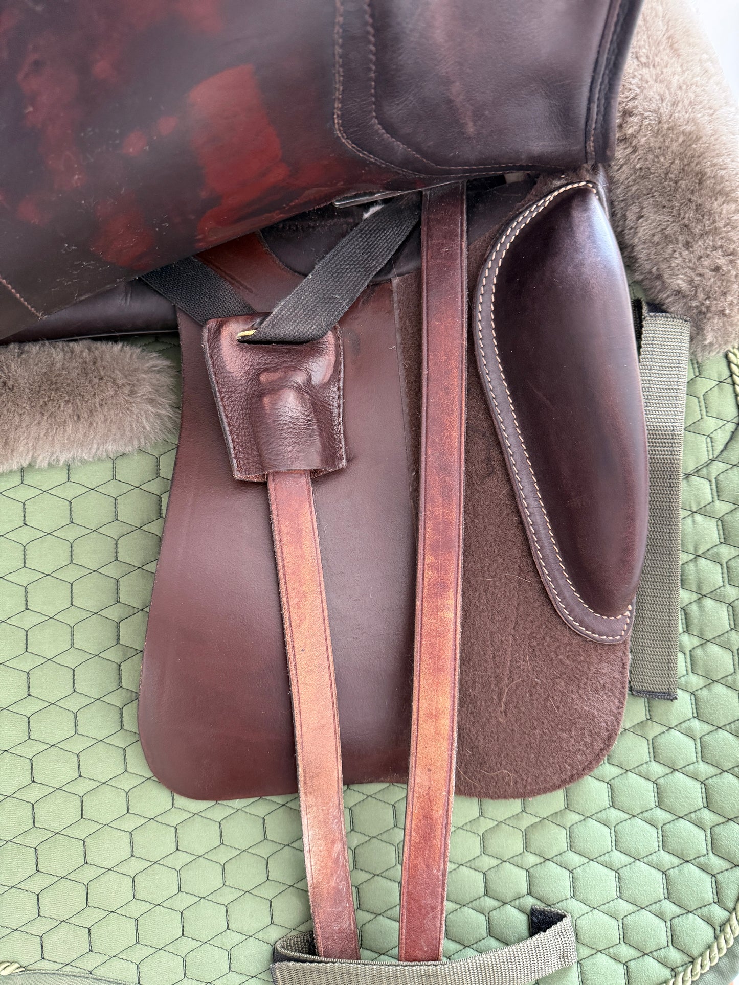Sommer Minos Dressursattel Working Equitation 17,5 Zoll braun