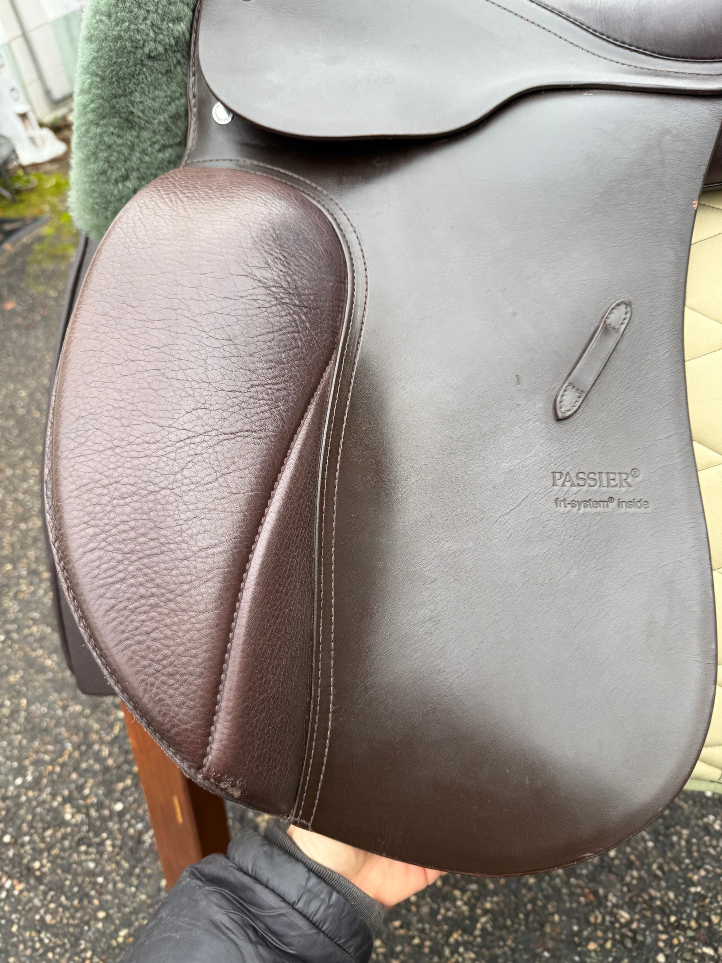 #242 Passier Sirius Dressursattel Schulterfreiheit 17 Zoll braun