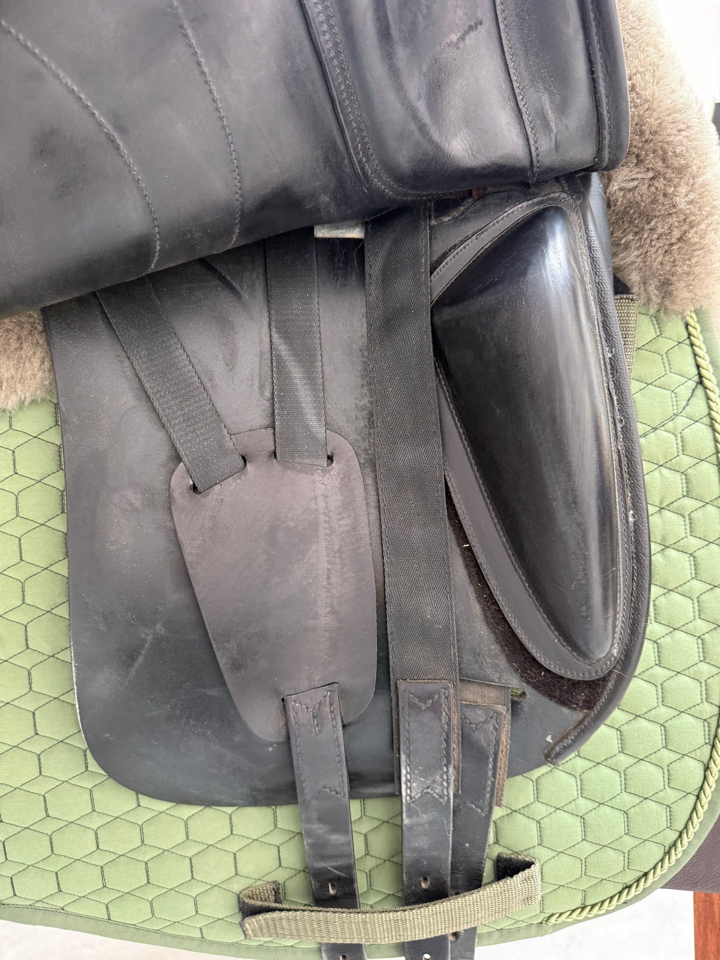 Amerigo Cervia II Pinerolo Dressursattel 17,5 Zoll Klettpauschen