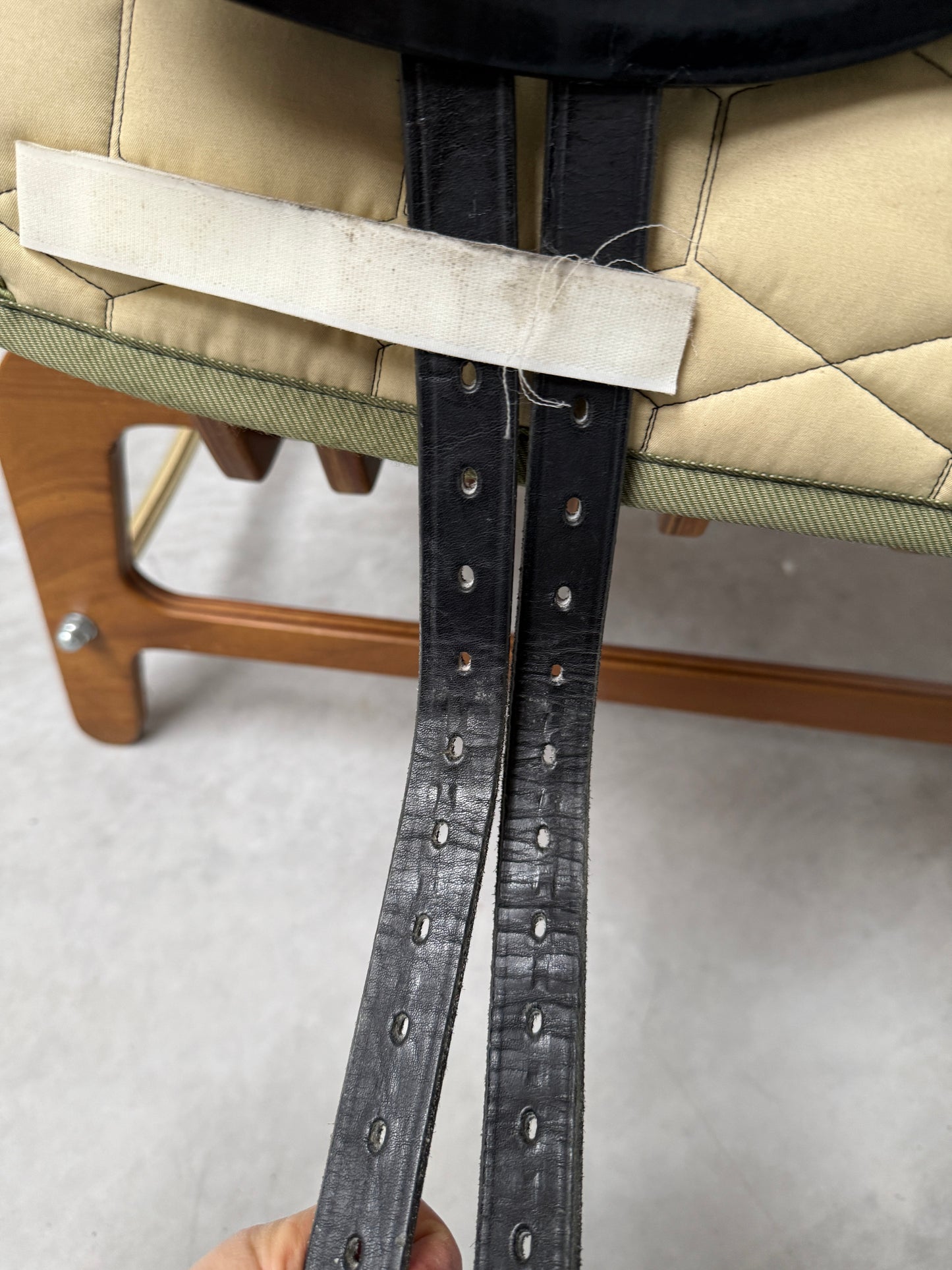 Sommer Jana Dressursattel Ponysattel 16,5 Zoll 36 schwarz wie NEU