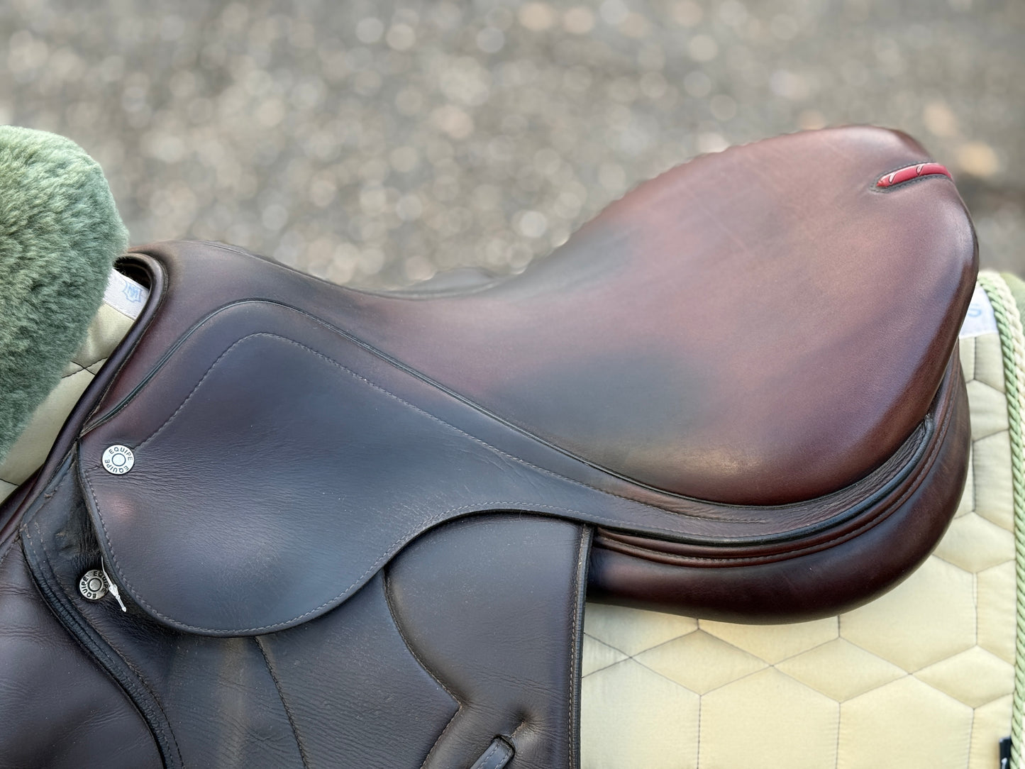 #246 Selleria Equipe Synergy Special Springsattel 17,5 Zoll braun