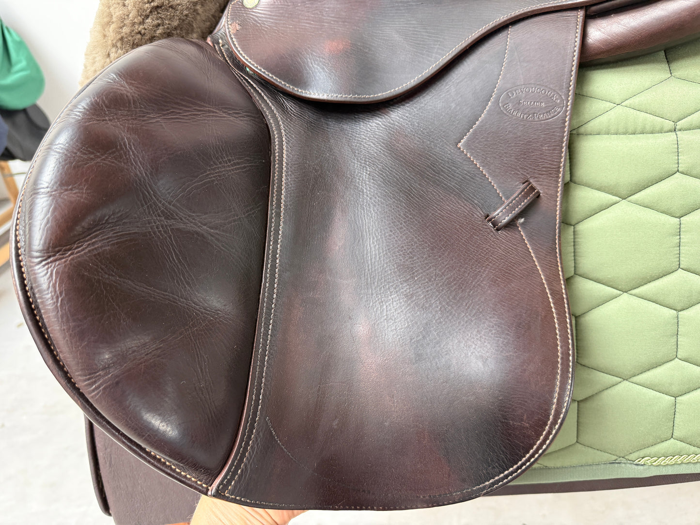 Devoucoux Donibane Springsattel 17,5 Zoll braun