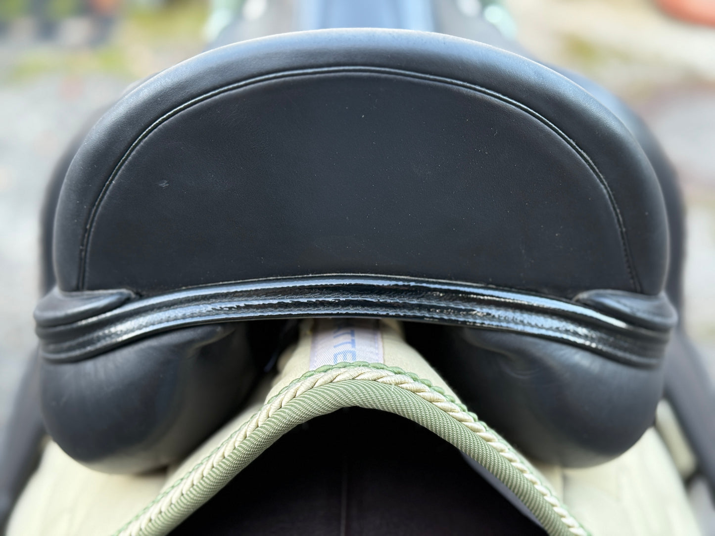 #231 Selleria Equipe Viktoria Carbon Dressursattel 17,5 Zoll +2 M aus 2023