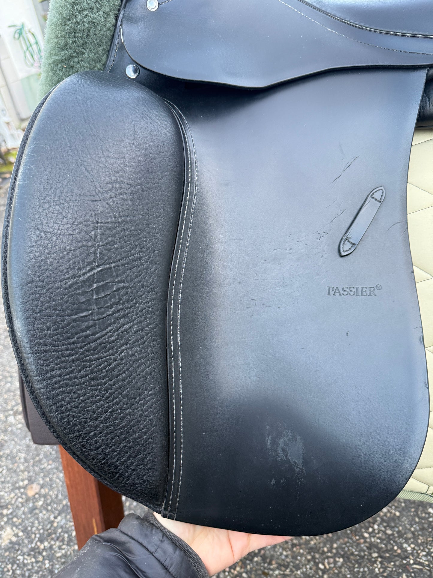 #201 Passier Corona Dressursattel 17,5 Zoll Lifterkissen aus 2022