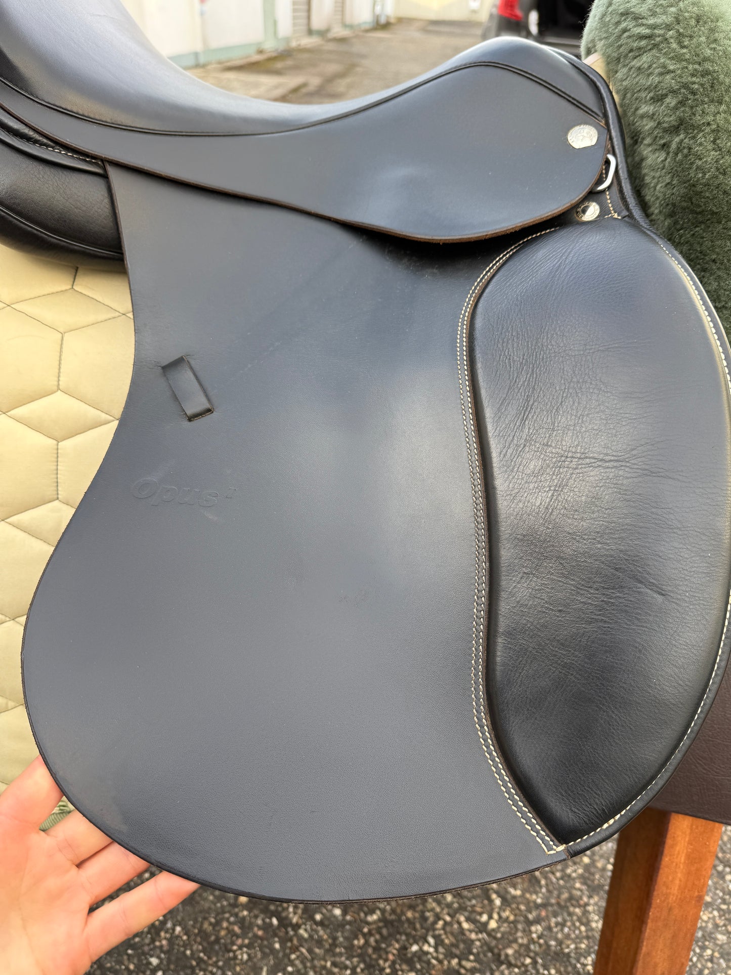 #255 Sommer Opus Vielseitigkeitssattel VSD 18 Zoll schwarz H7