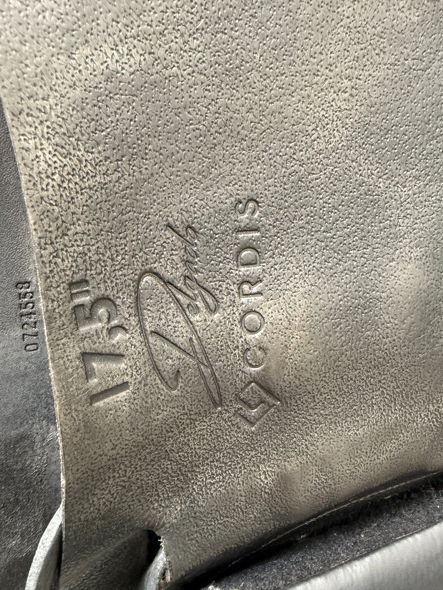 Cordis Delgado Dressursattel Monoblatt 17,5 Zoll schwarz