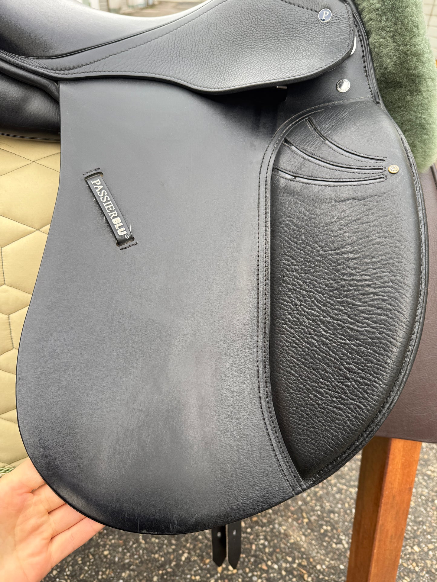 #258 Passier Blu Style Dressursattel 17 Zoll neuwertig Lifterkissen