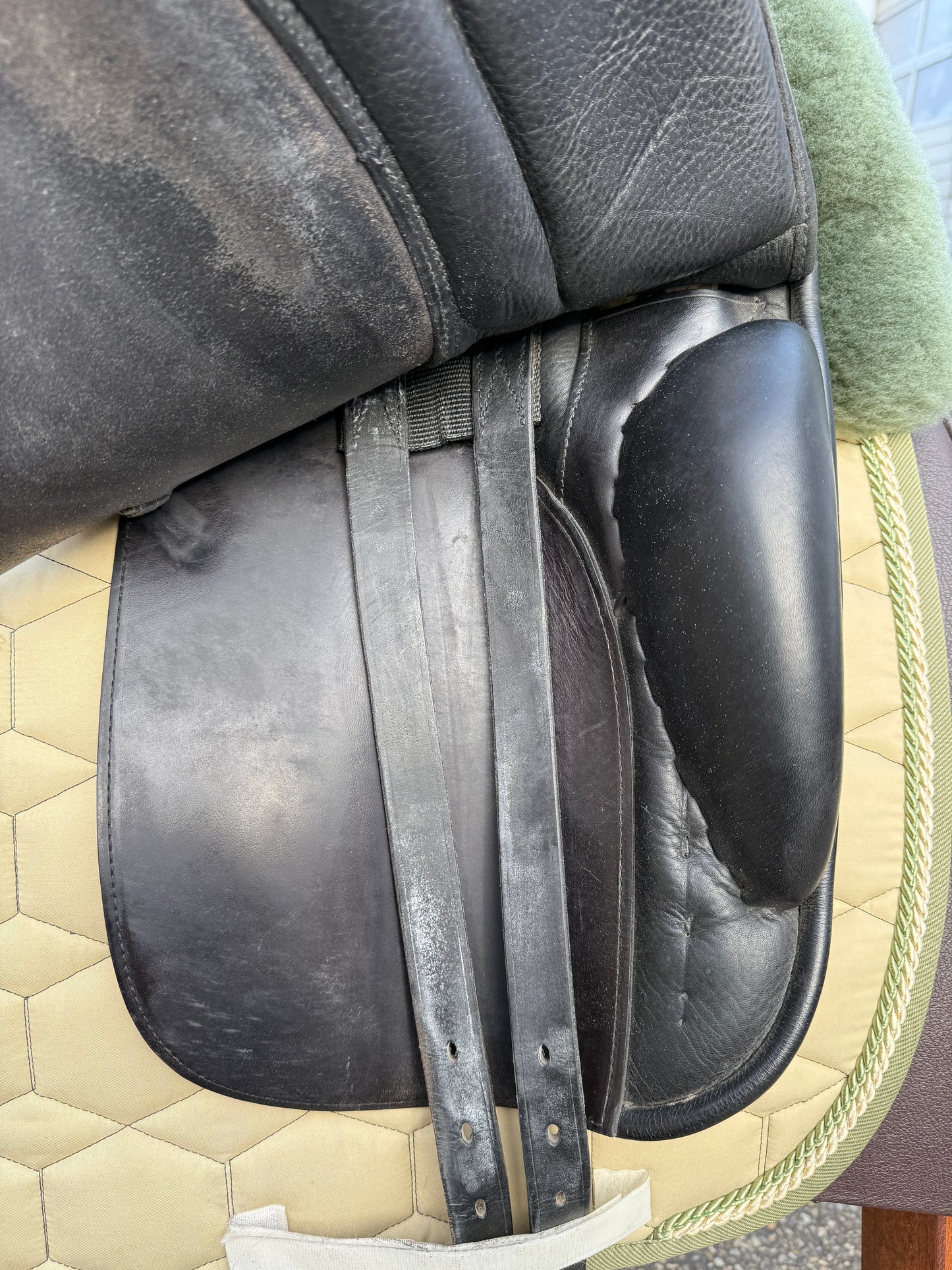 #K169 Niedersüß Bynamic Dressursattel 18 Zoll wechselbares Kopfeisen