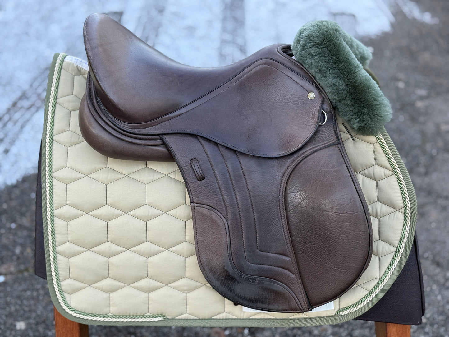#261 Schleese Remonte VS-Sattel 17,5 Zoll braun