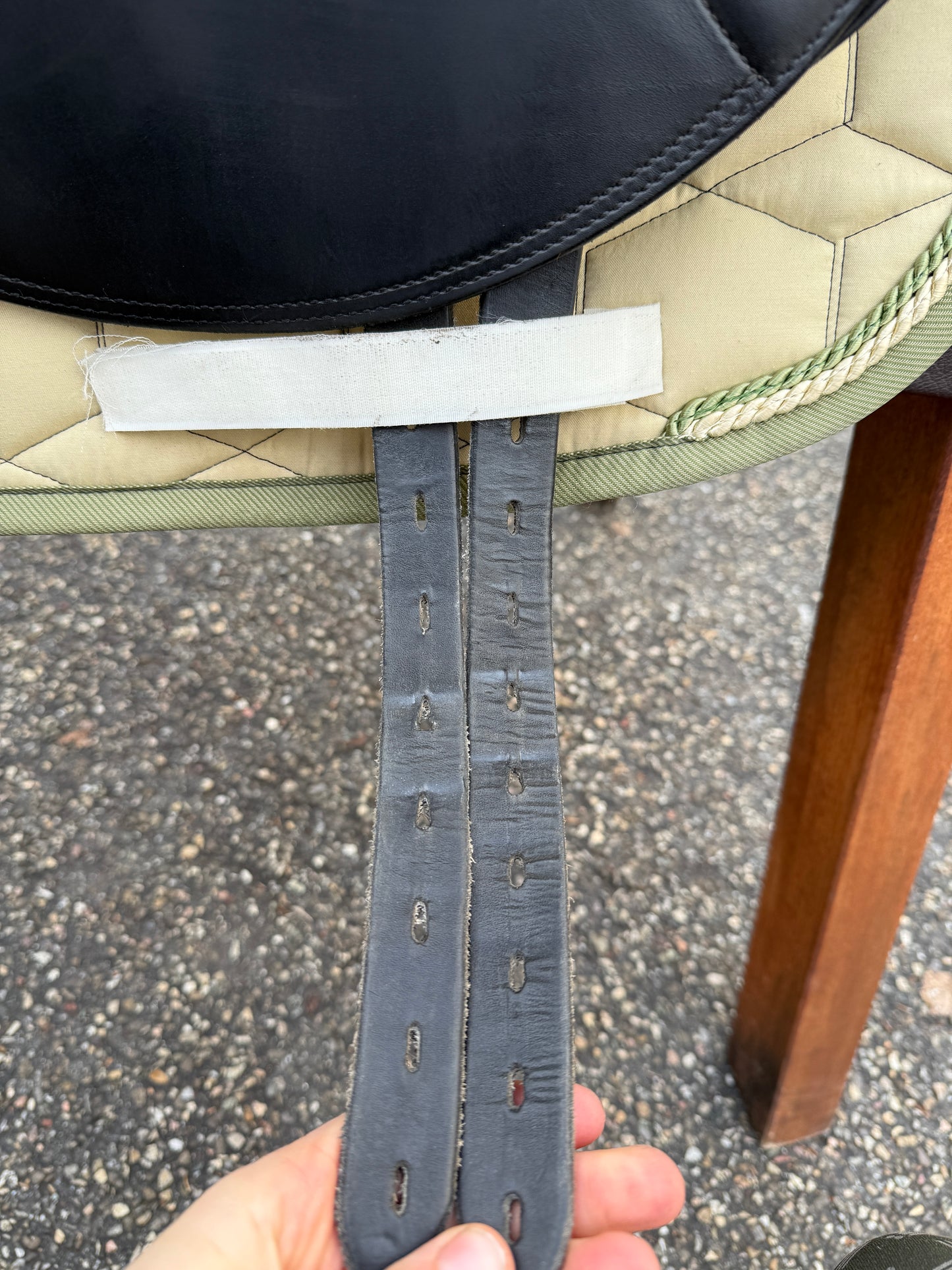 #254 Erreplus Elena Dressursattel 18 Zoll mit Lack