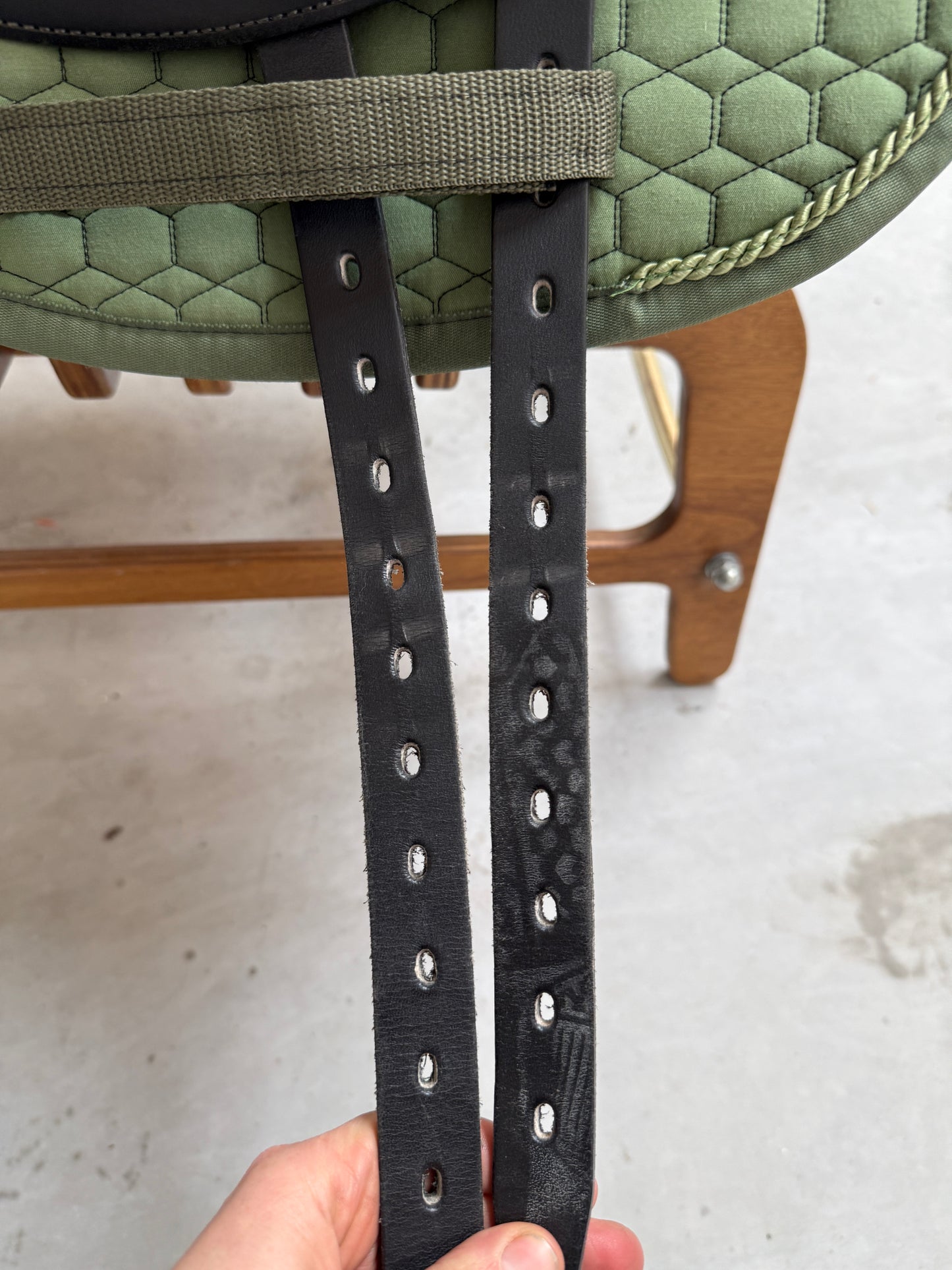 Cordis Delgado Dressursattel Monoblatt 17,5 Zoll schwarz